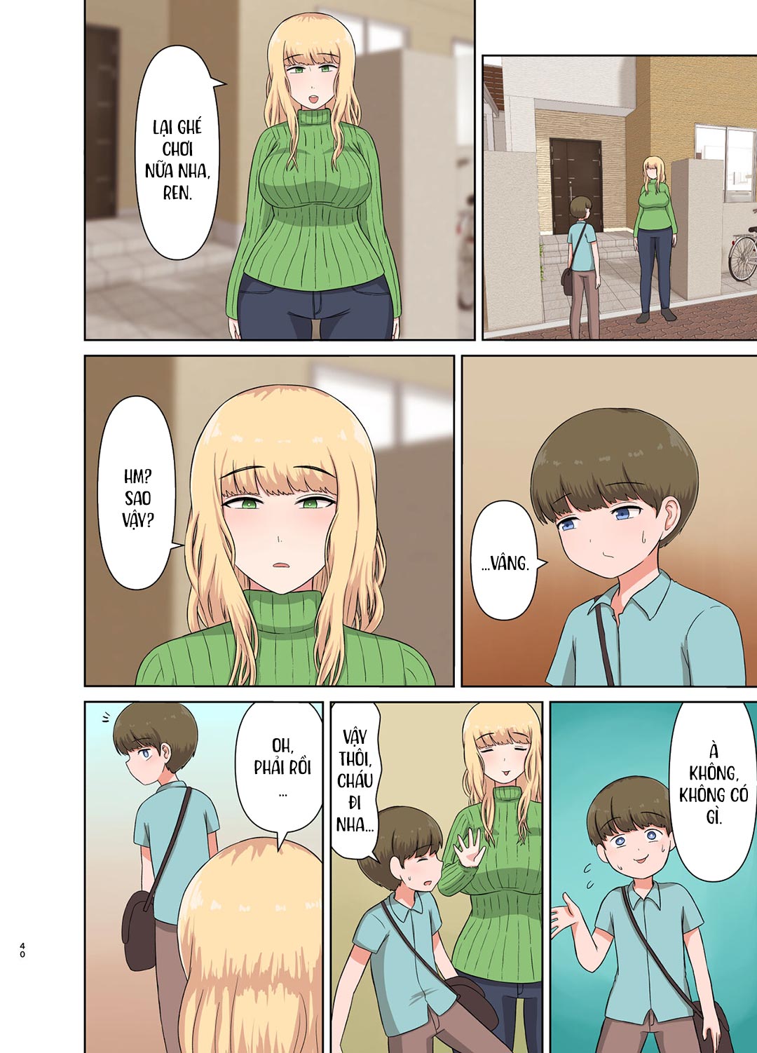 Đọc truyện hentai Hấp diêm người dì tóc vàng đang ngủ say - Oneshot
