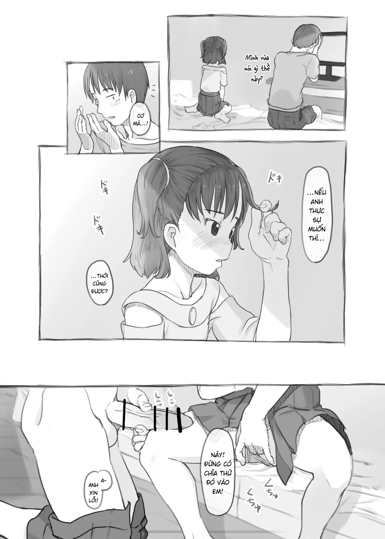 Đọc truyện hentai Fap cùng em gái - Chap 1