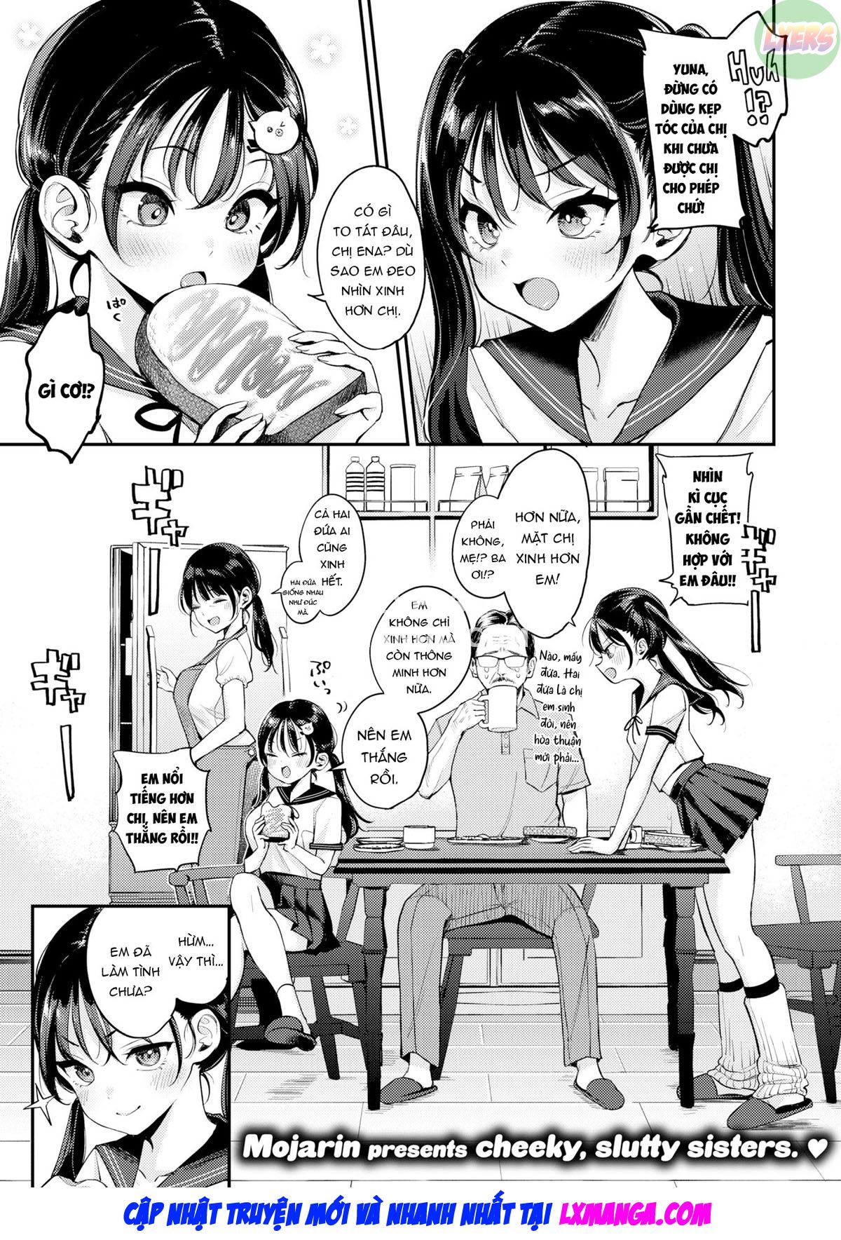 Đọc truyện hentai Chú và 2 cháu song sinh Oneshot