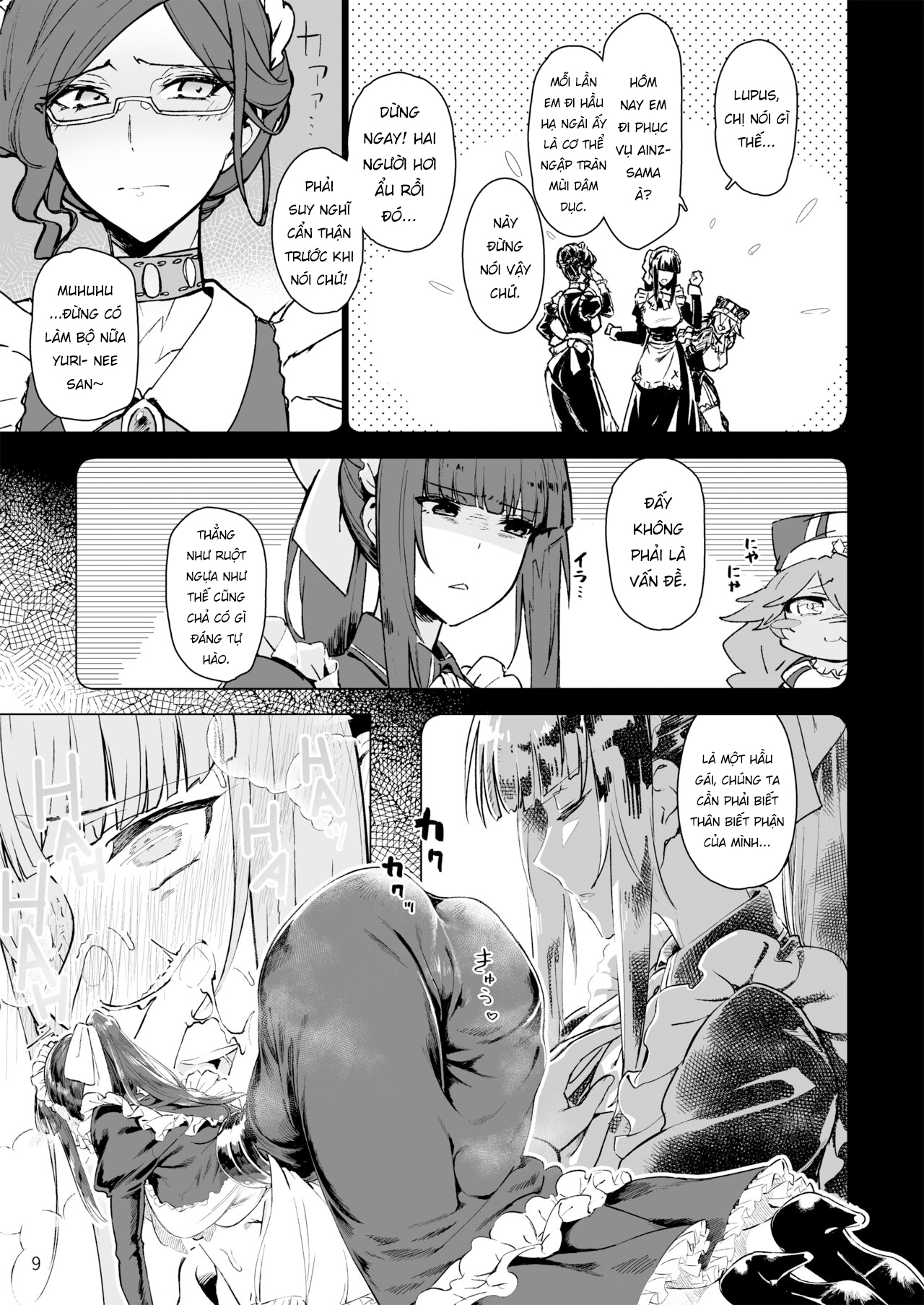 Đọc truyện hentai Chủ nhân của biệt đội nữ hầu - Oneshot
