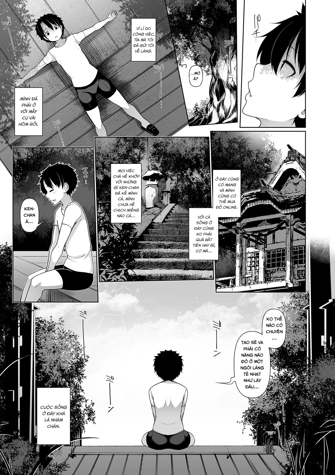 Đọc truyện hentai Inaka de! Ikkagetsu OneShota Seikatsu - Chap 1