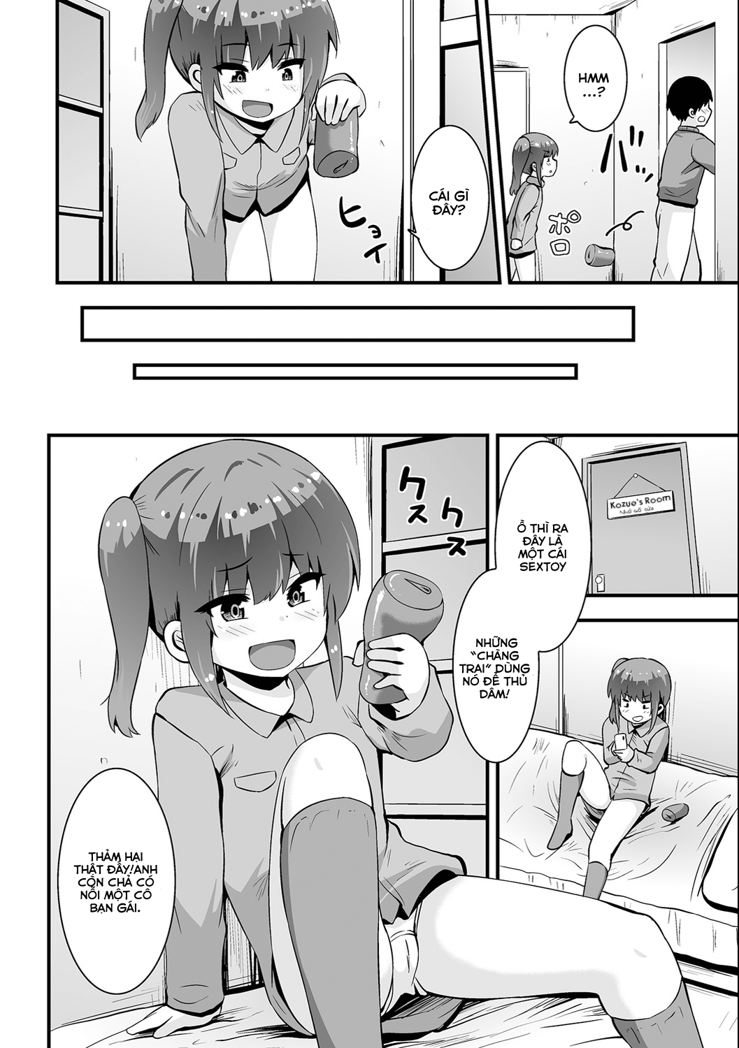 Đọc truyện hentai Em gái bị biến thành kẻ thủ dâm - Oneshot