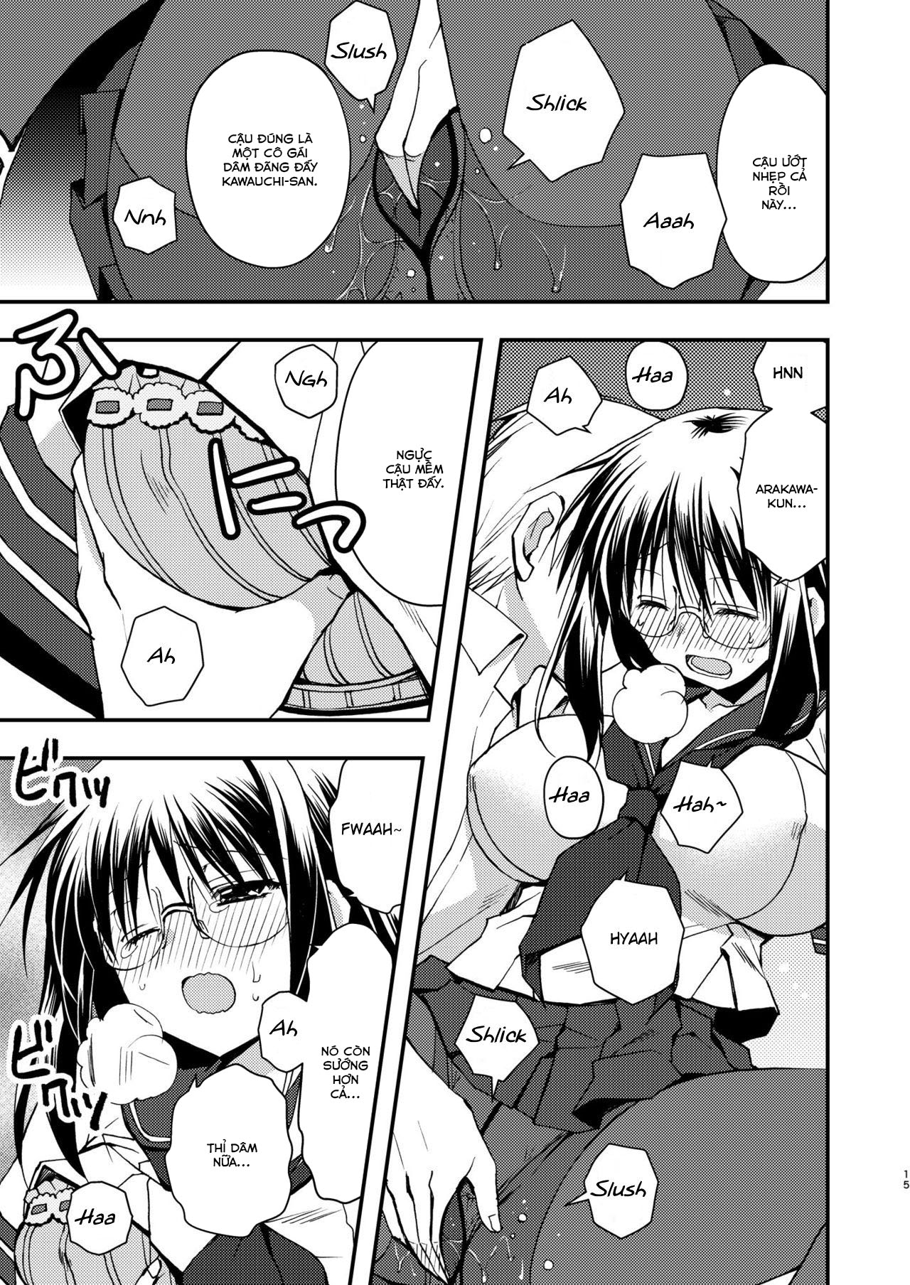 Đọc truyện hentai Toshoshitsu no Kanojo - New version - Oneshot