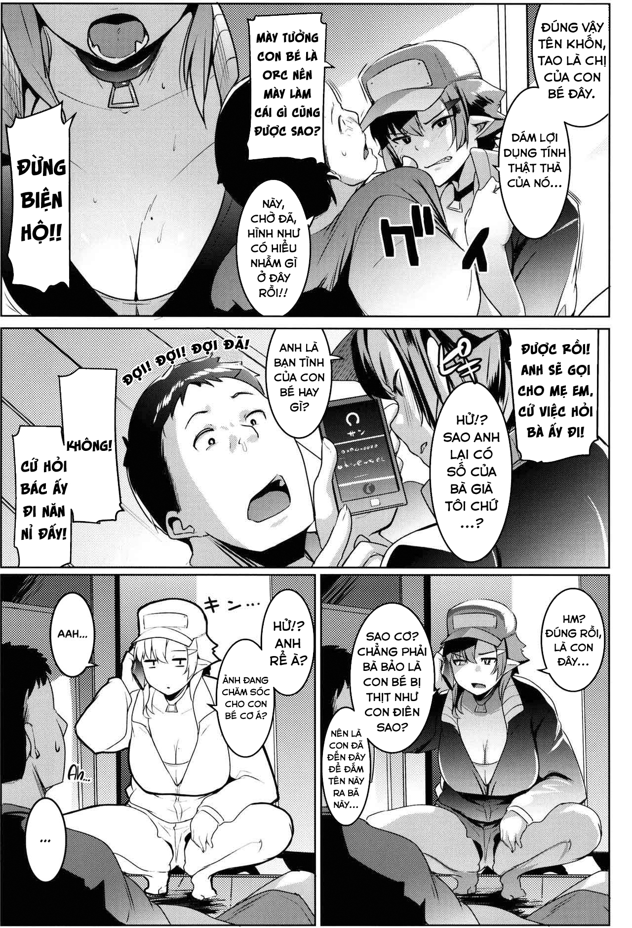 Đọc truyện hentai Em gái tôi là một bé Orc - Chap 2