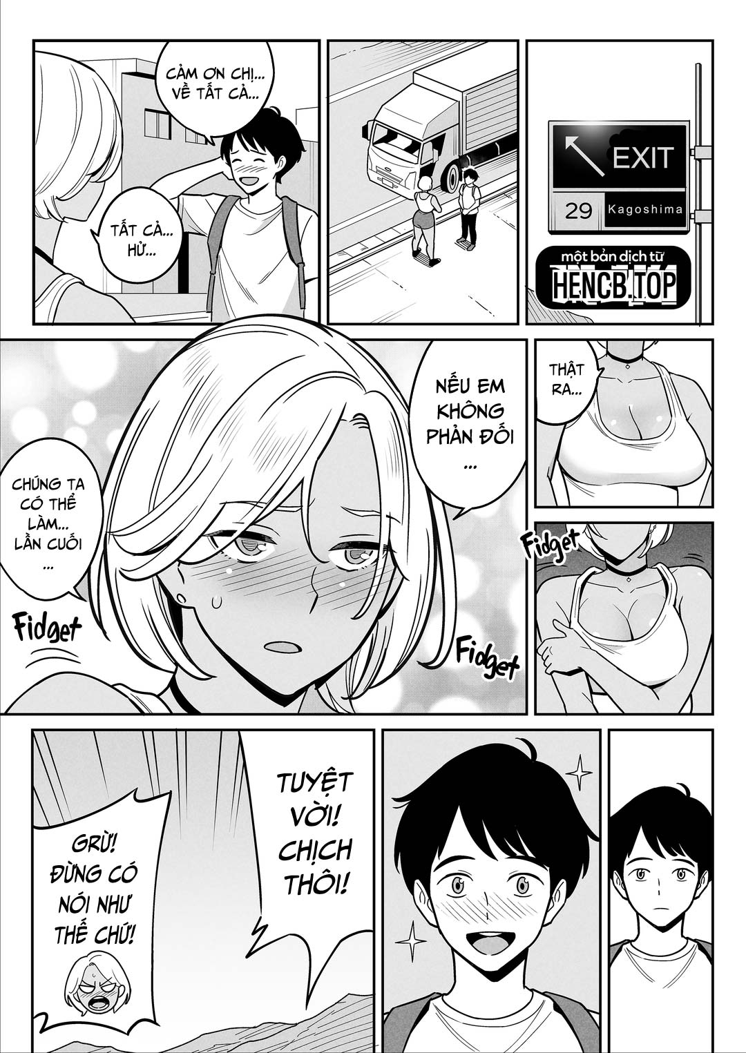 Đọc truyện hentai Nữ tài xế xe tải và anh chàng đi nhờ - Oneshot