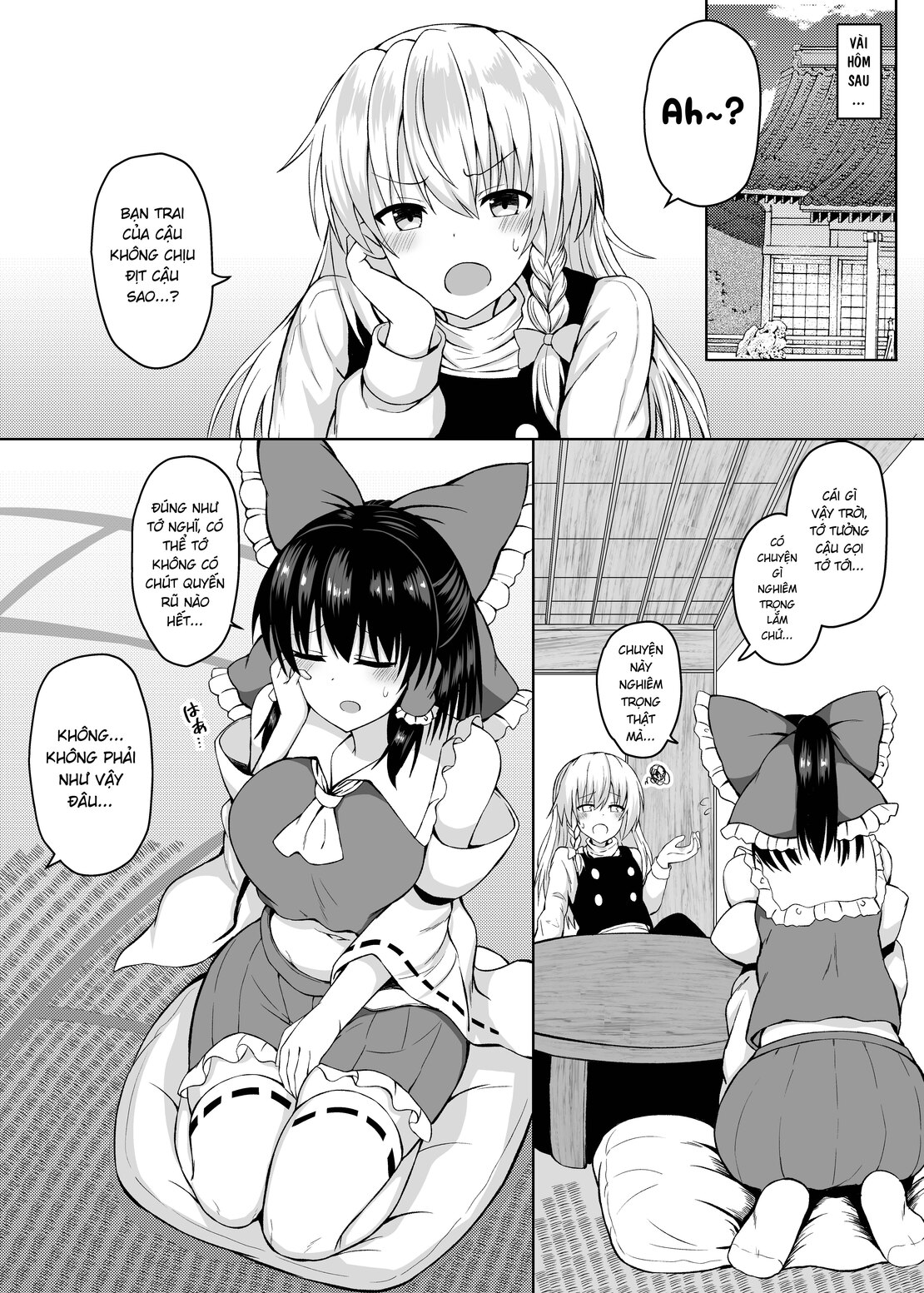 Đọc truyện hentai Câu chuyện về việc được Reimu tặng thuốc kích thích tình dục. - Oneshot