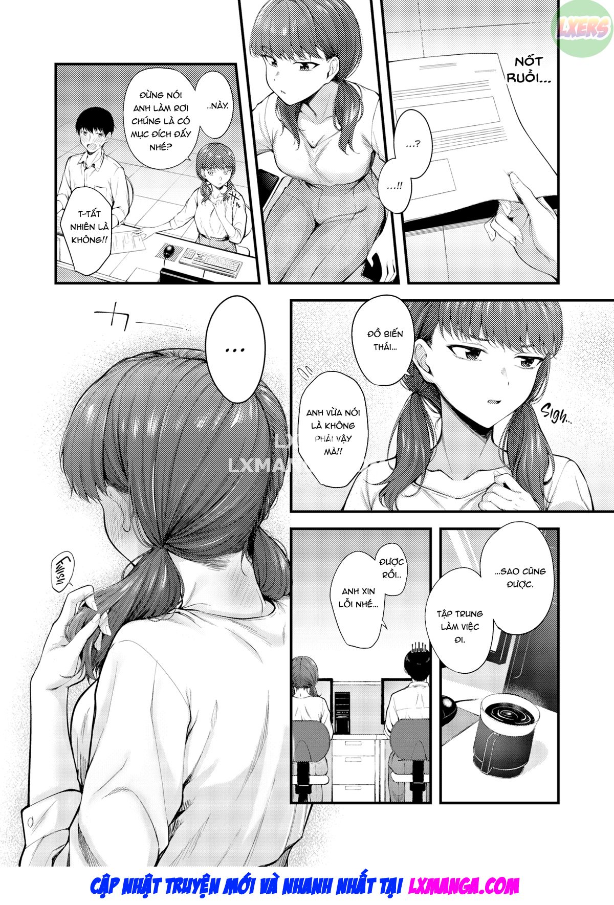 Đọc truyện hentai Quý cô văn phòng với tình yêu mọc sừng - Oneshot