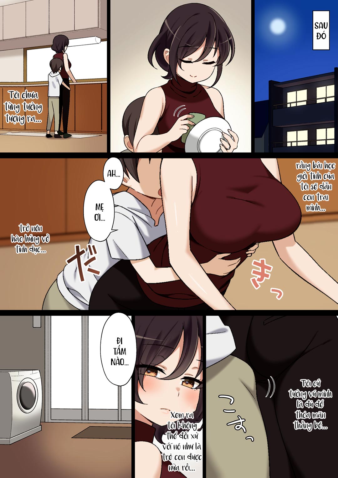 Đọc truyện hentai Mẹ là lần đầu tiên của tôi - Oneshot