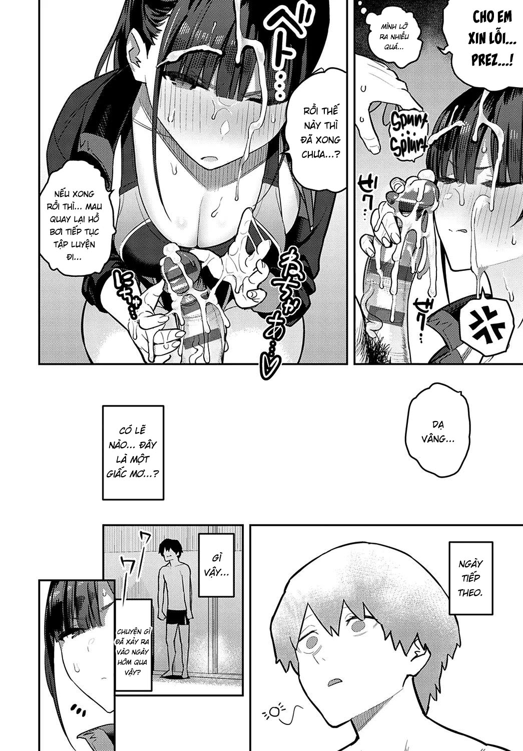 Đọc truyện hentai Sóc lọ cùng với senpai trong clb bơi lội! - Oneshot nứng