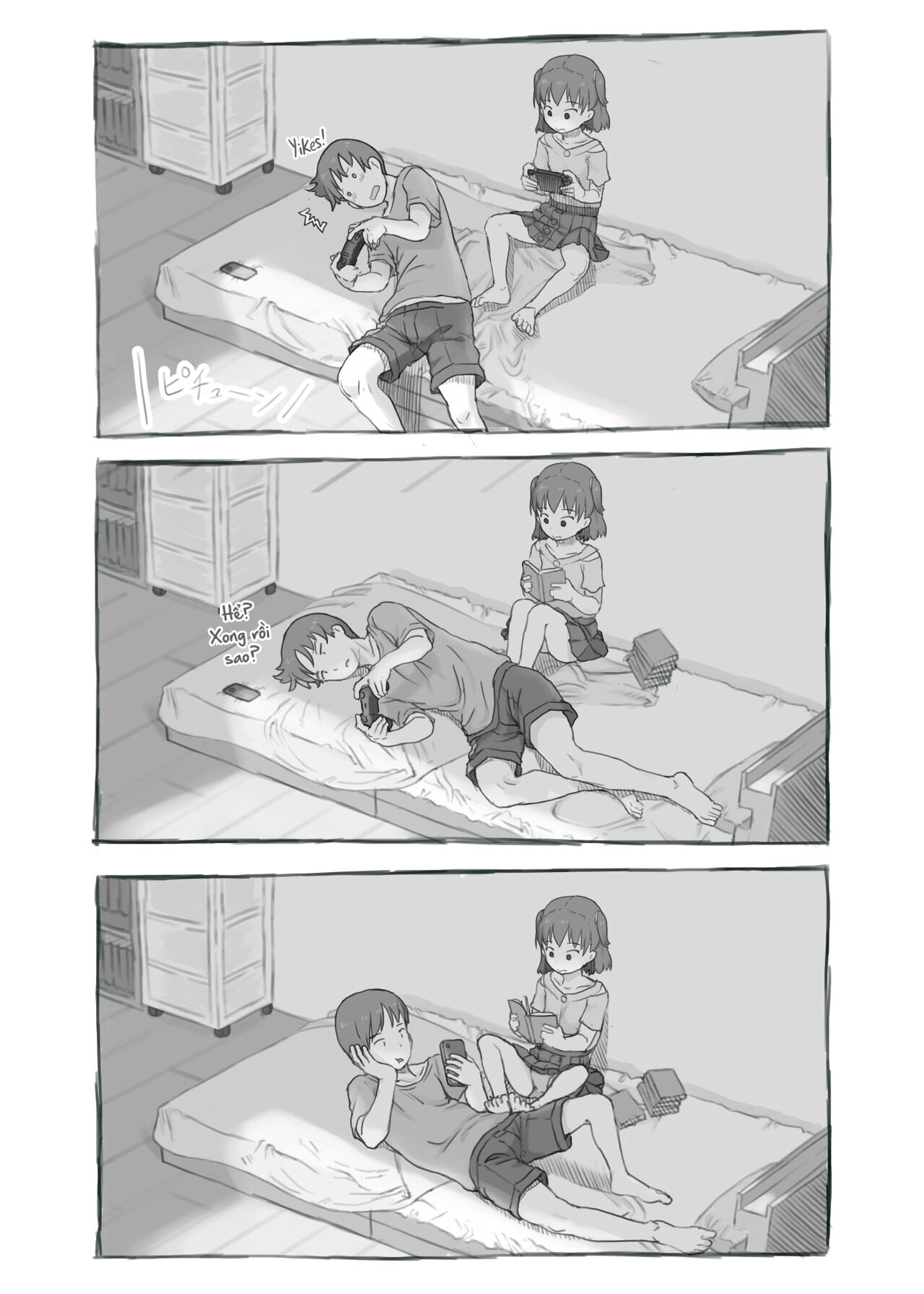 Đọc truyện hentai Fap cùng em gái - Chap 1