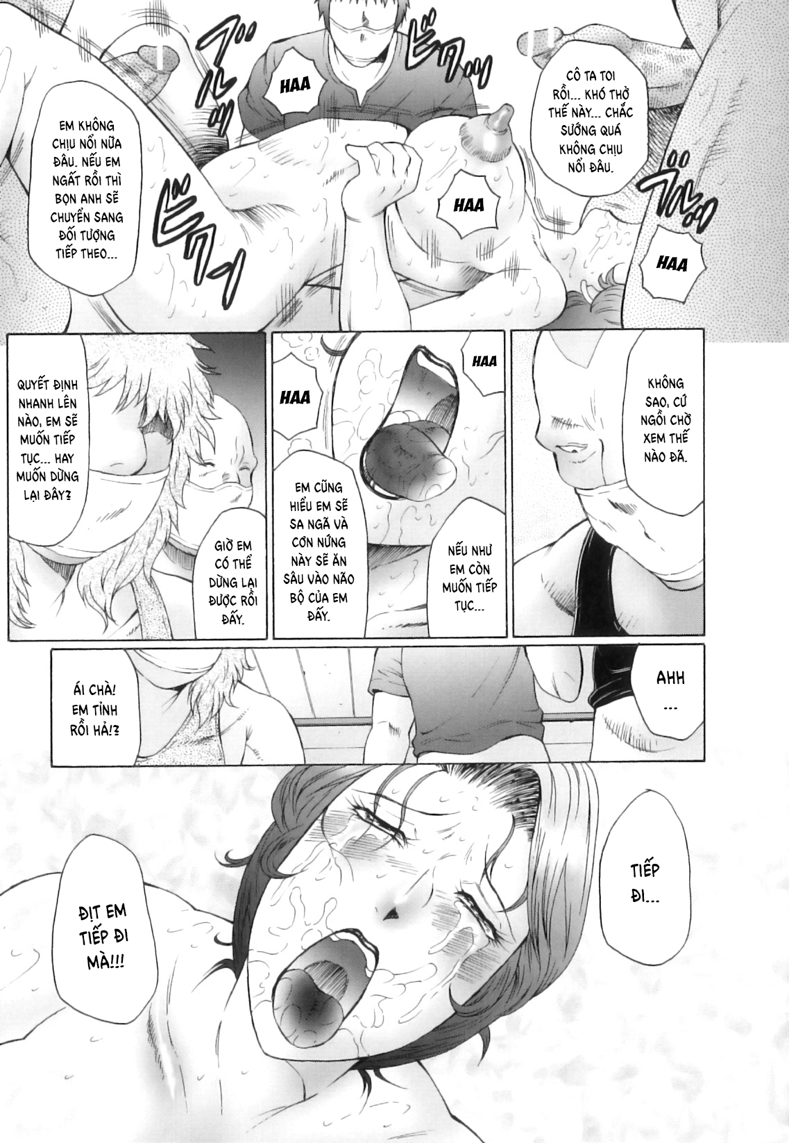 Đọc truyện hentai Kan no - Arashi Nikuduma Ryoujoku Jigokuhen - Chap 9
