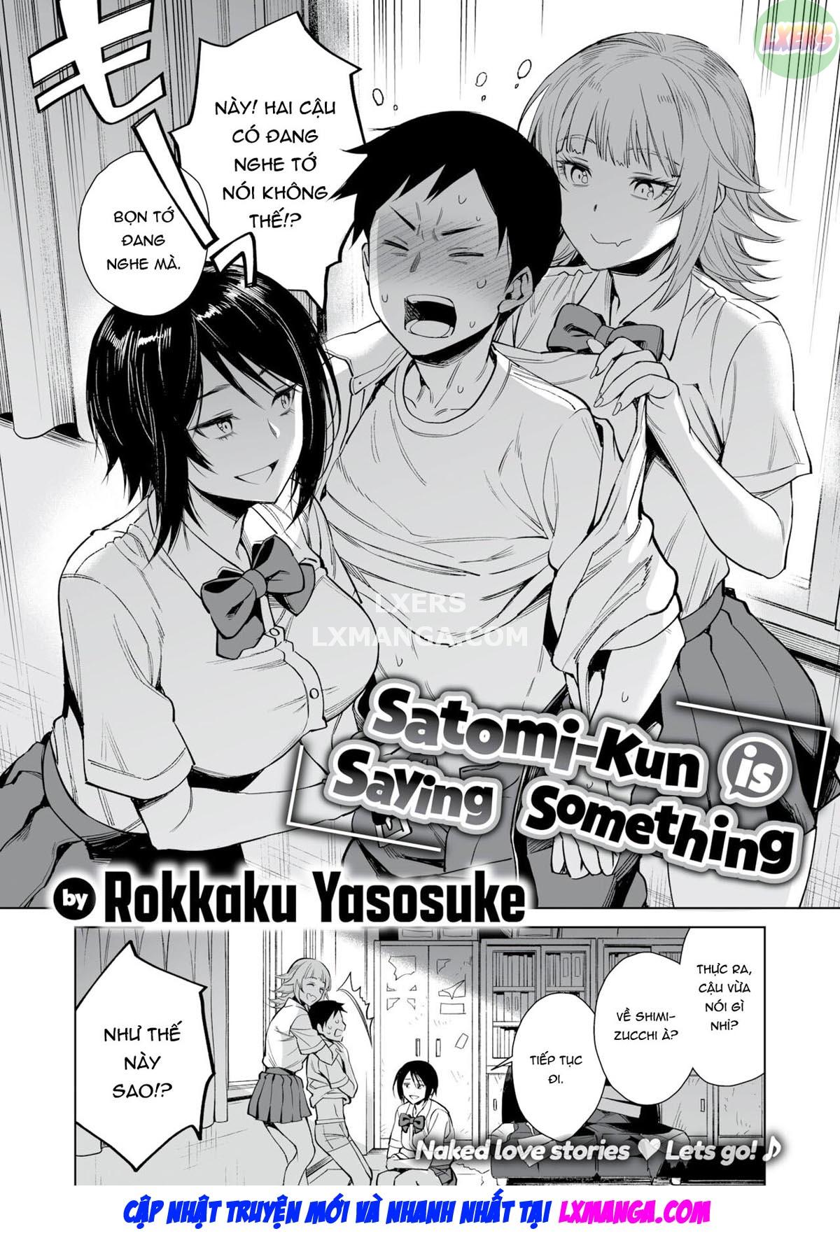 Đọc truyện hentai Satomi-kun đang làm gì đó - Oneshot