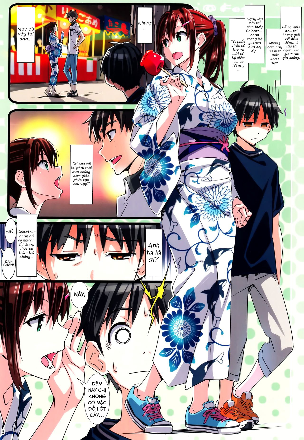 Đọc truyện hentai Kỳ nghỉ lấp lánh - Ngoại Truyện 03: Ở Lễ Hội