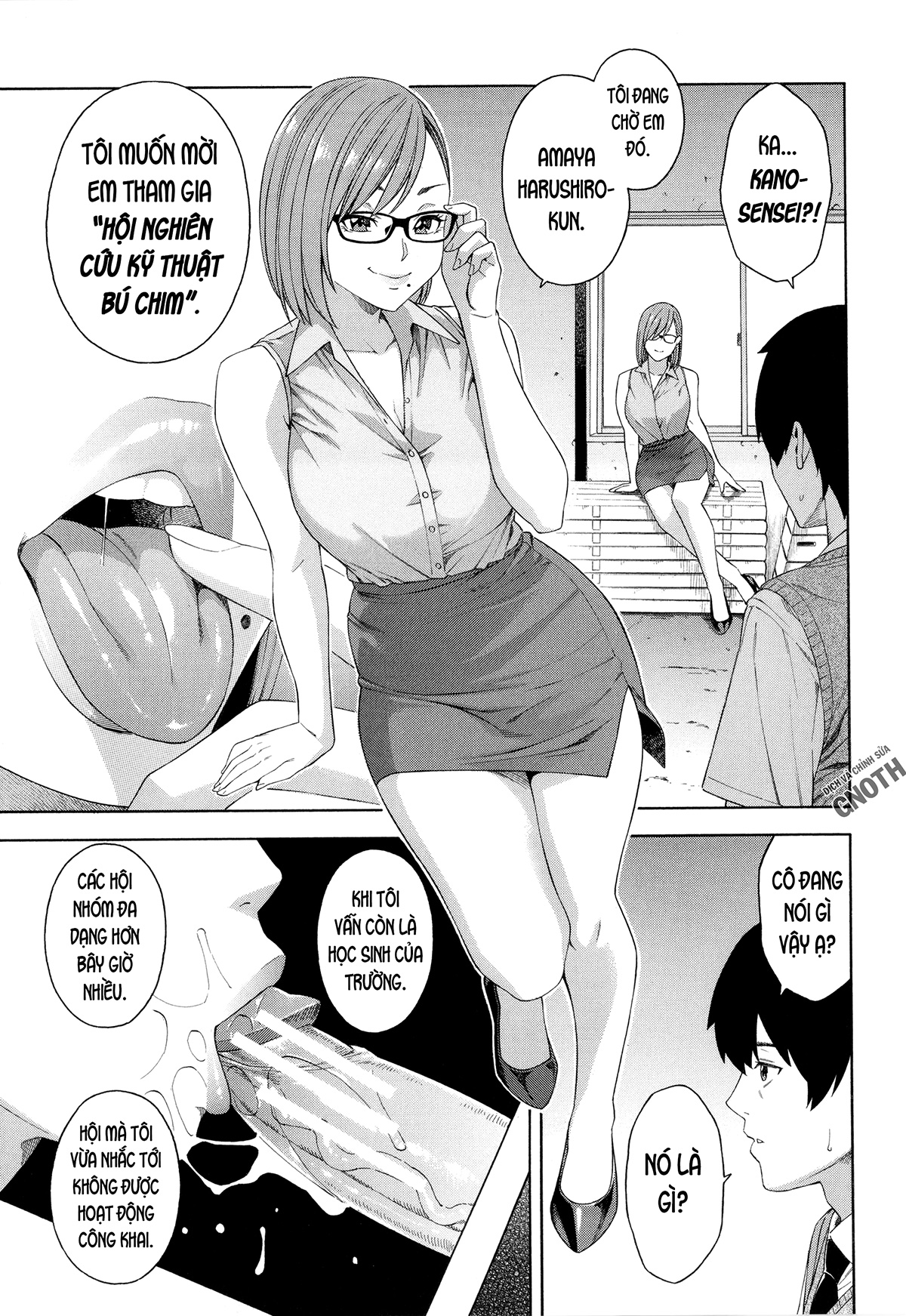 Đọc truyện hentai Phòng nghiên cứu Fallatio Chap 1