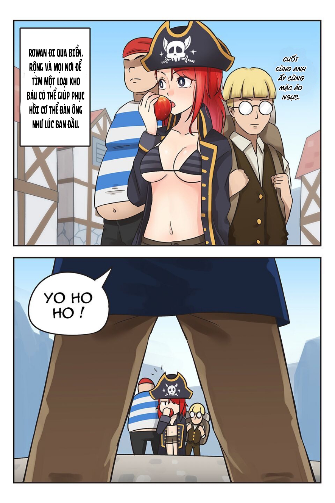 Đọc truyện hentai Rowan thuyền trưởng tóc đỏ - Chap 3