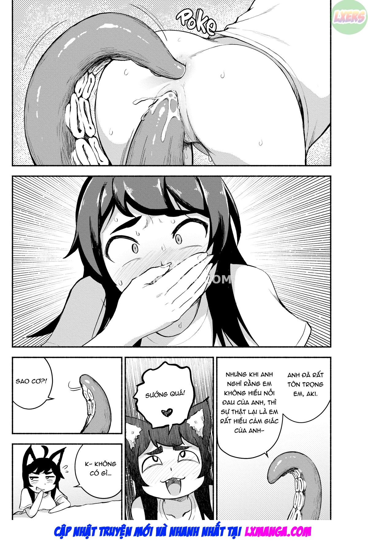 Đọc truyện hentai Người hầu của tôi là quái vật xúc tu - Chap 4 - [END]