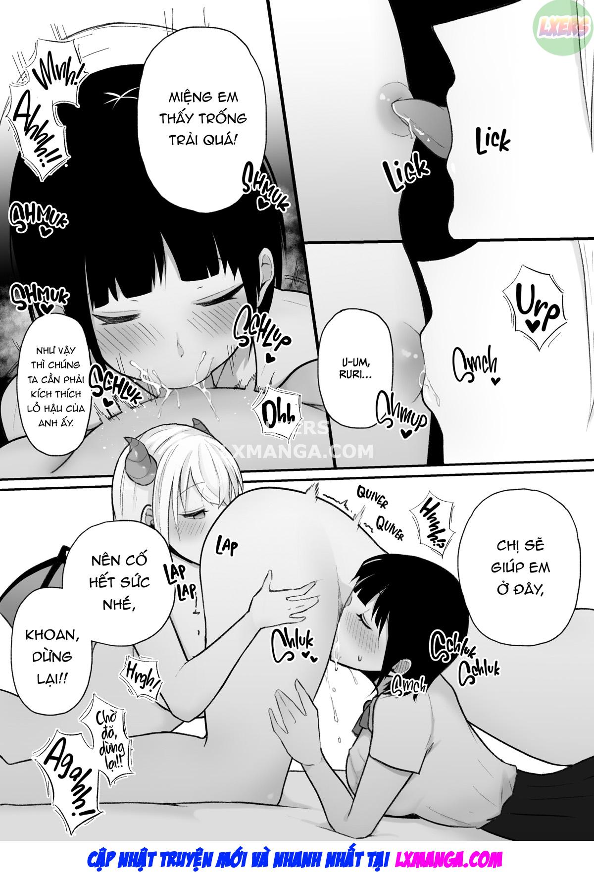 Đọc truyện hentai Hút chị em trong đêm nghiệp dư tạo ngọt ngào dịch vụ - Oneshot
