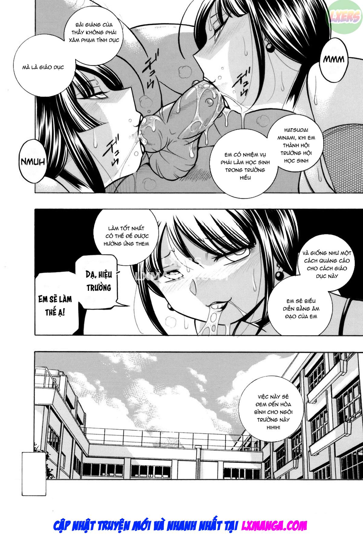 Đọc truyện hentai Nữ giáo viên dâm đãng và em học sinh may mắn Chap 9