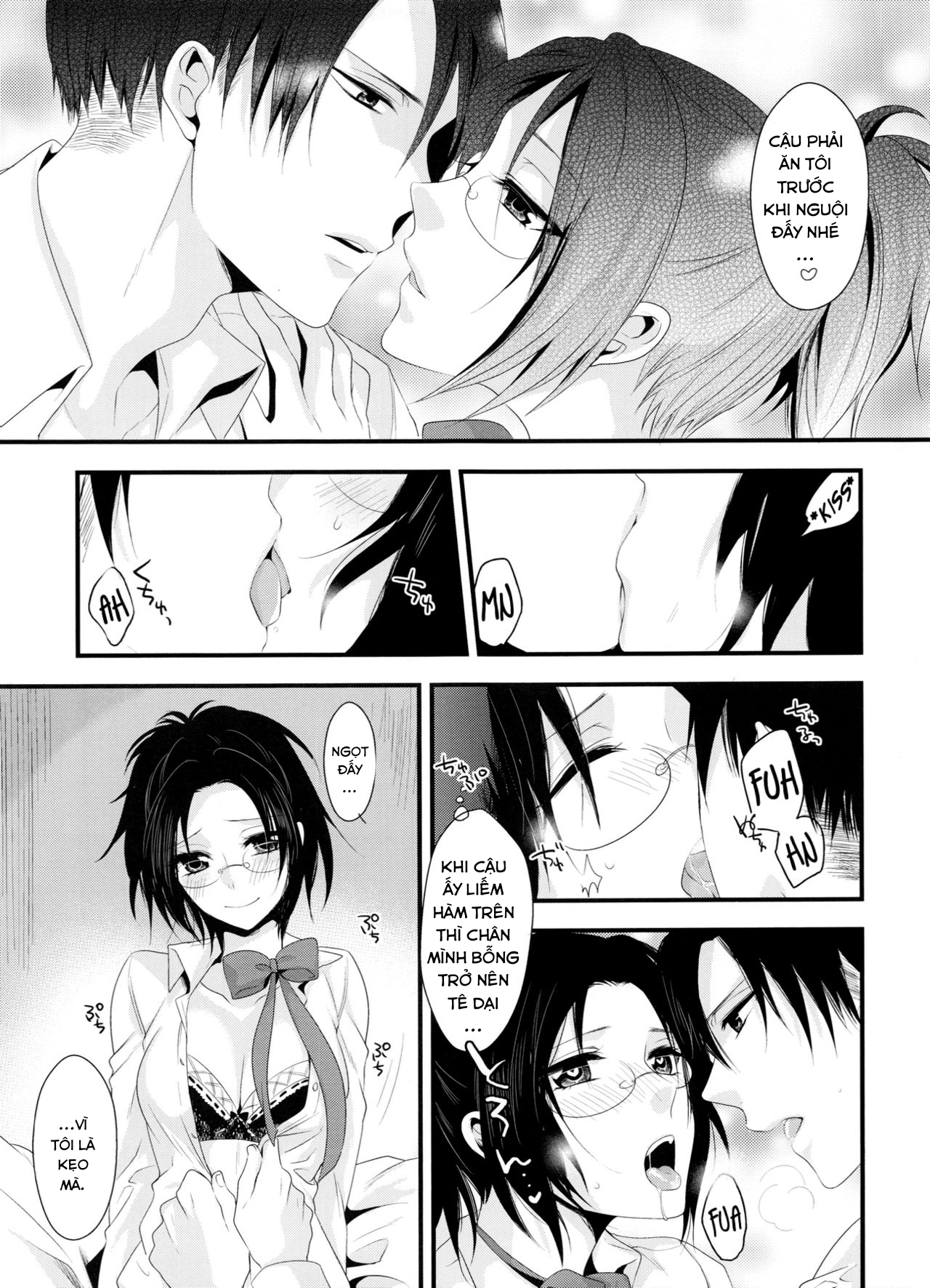 Đọc truyện hentai Candy Holic(Attack on Titan) - Oneshot