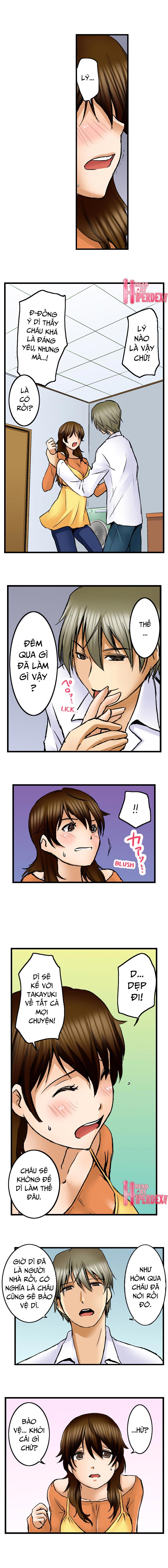 Đọc truyện hentai Turned On By My Nephew Chap 3