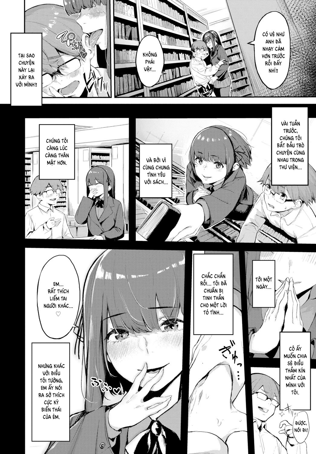Đọc truyện hentai Library Secrets - Oneshot