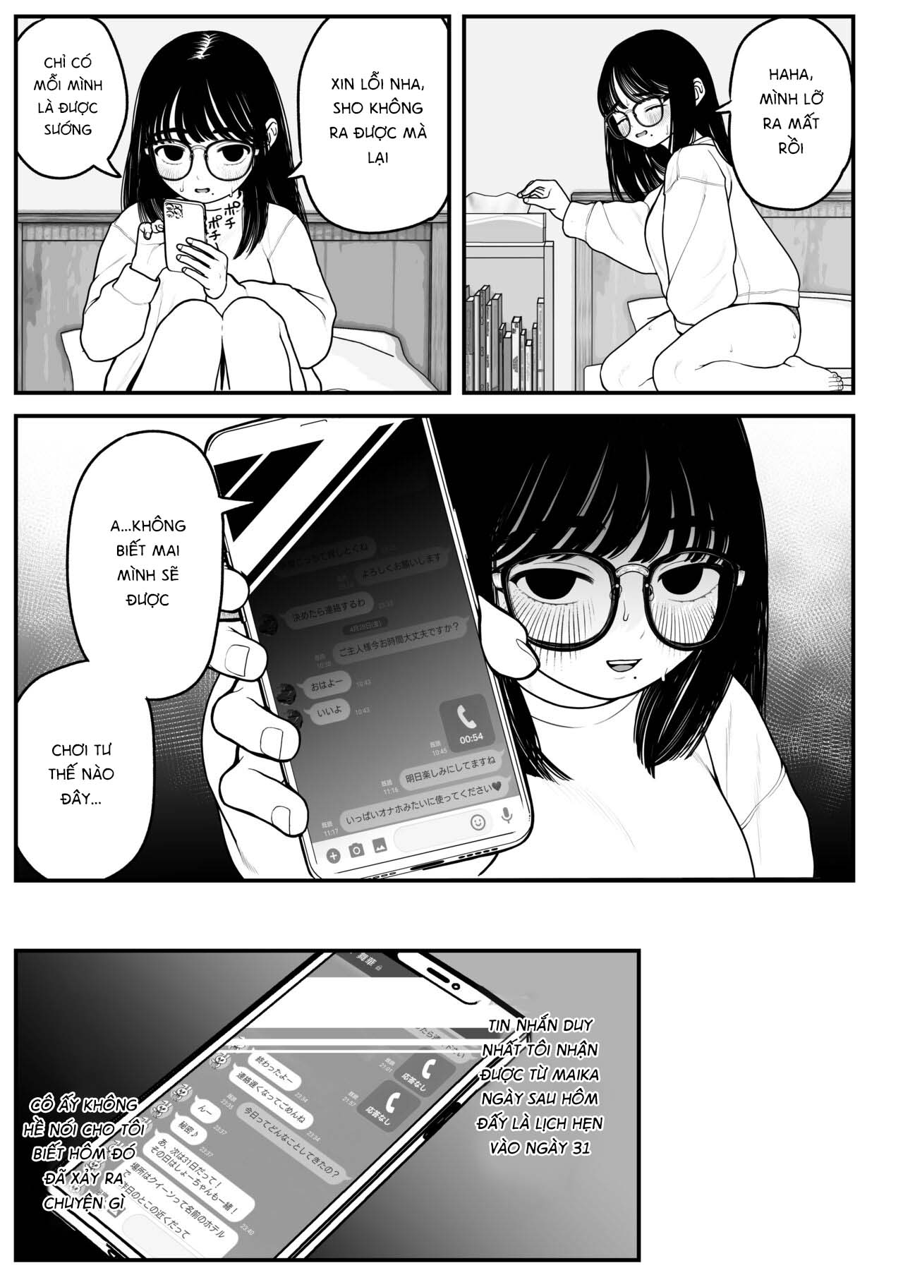Đọc truyện hentai Kỳ nghỉ đông của tôi, bạn gái và chồng phần 2 - Chap 2