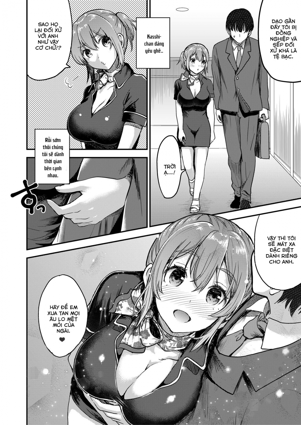 Đọc truyện hentai Dịch vụ giảm stress cho đấng mày râu - Oneshot