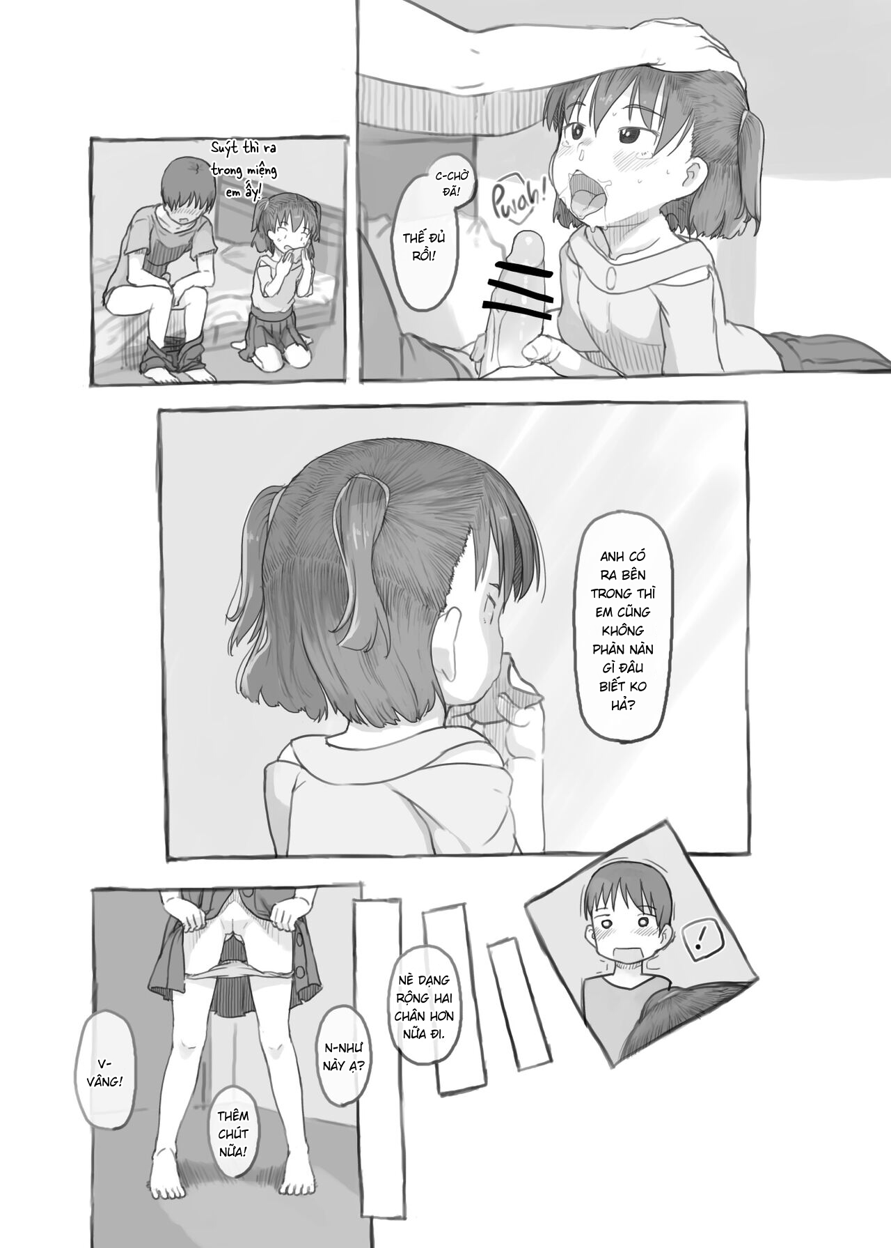 Đọc truyện hentai Fap cùng em gái - Chap 2.1