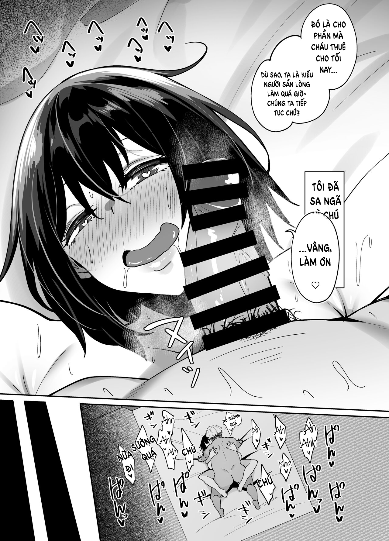 Đọc truyện hentai Dịch vụ cắm sừng thuê với ông chú trung niên - Oneshot