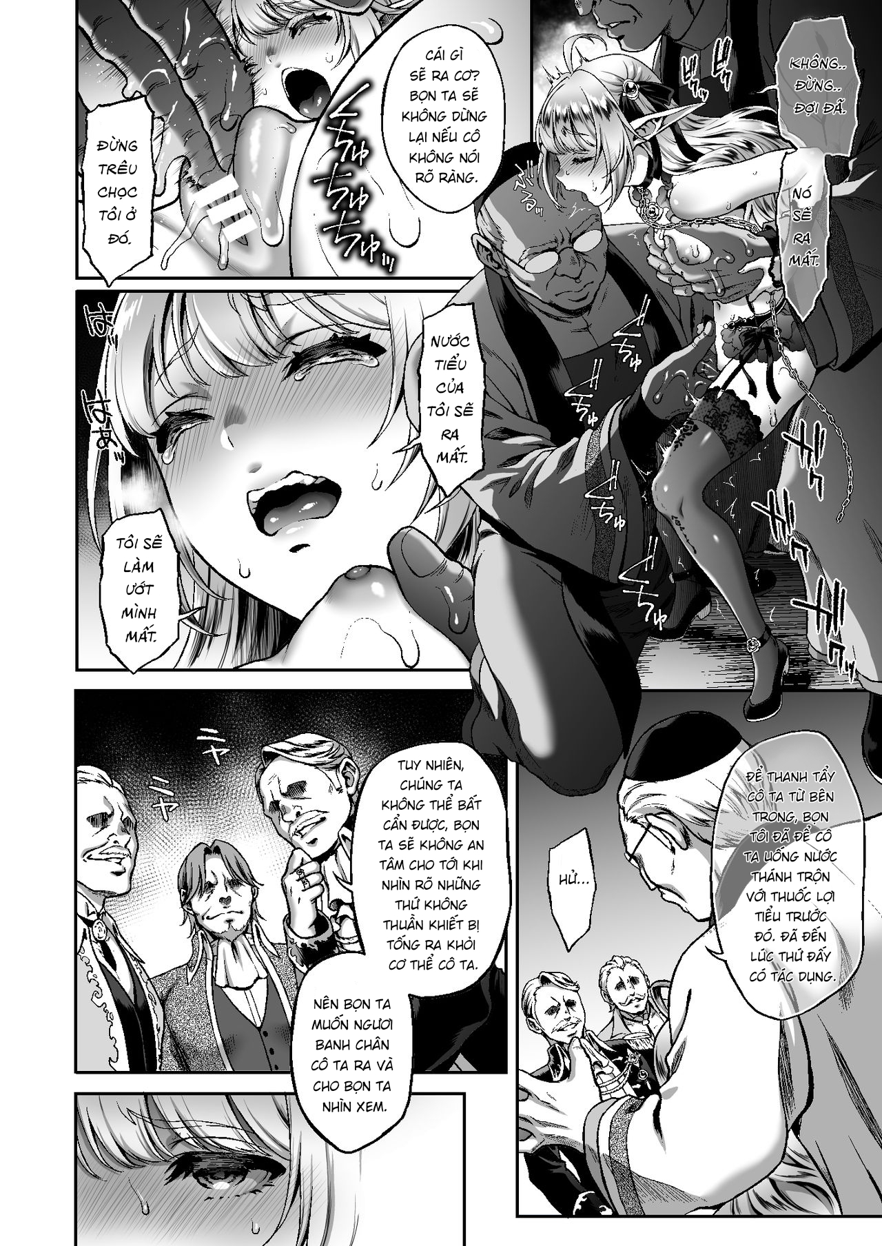 Đọc truyện hentai Nàng Elf bán Hoa dưới ánh hoàng hôn - Chap 6
