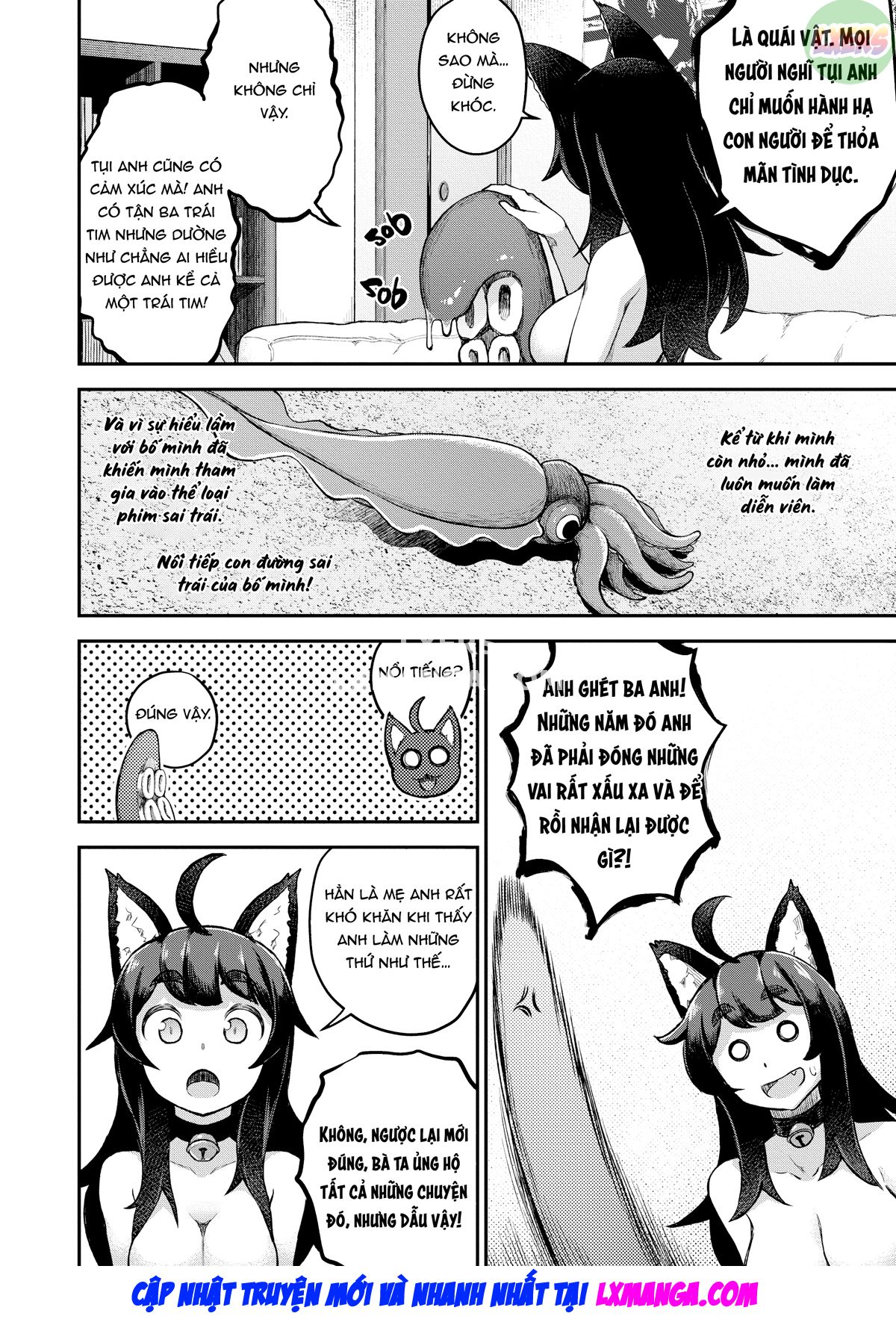 Đọc truyện hentai Người hầu của tôi là quái vật xúc tu - Chap 2