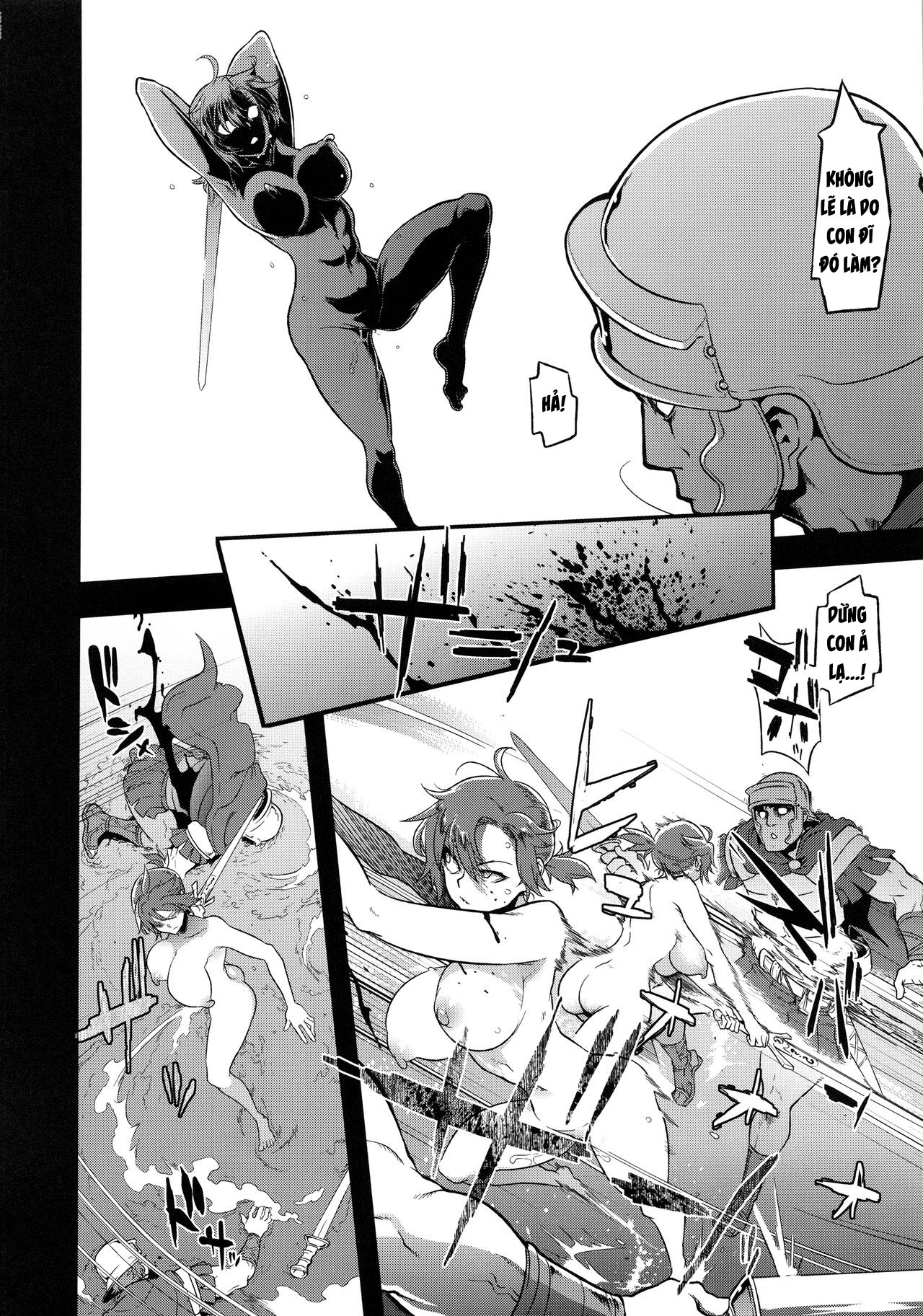 Đọc truyện hentai Nữ hoàng thực sự sẽ không bao giờ đầu hàng Oneshot nứng