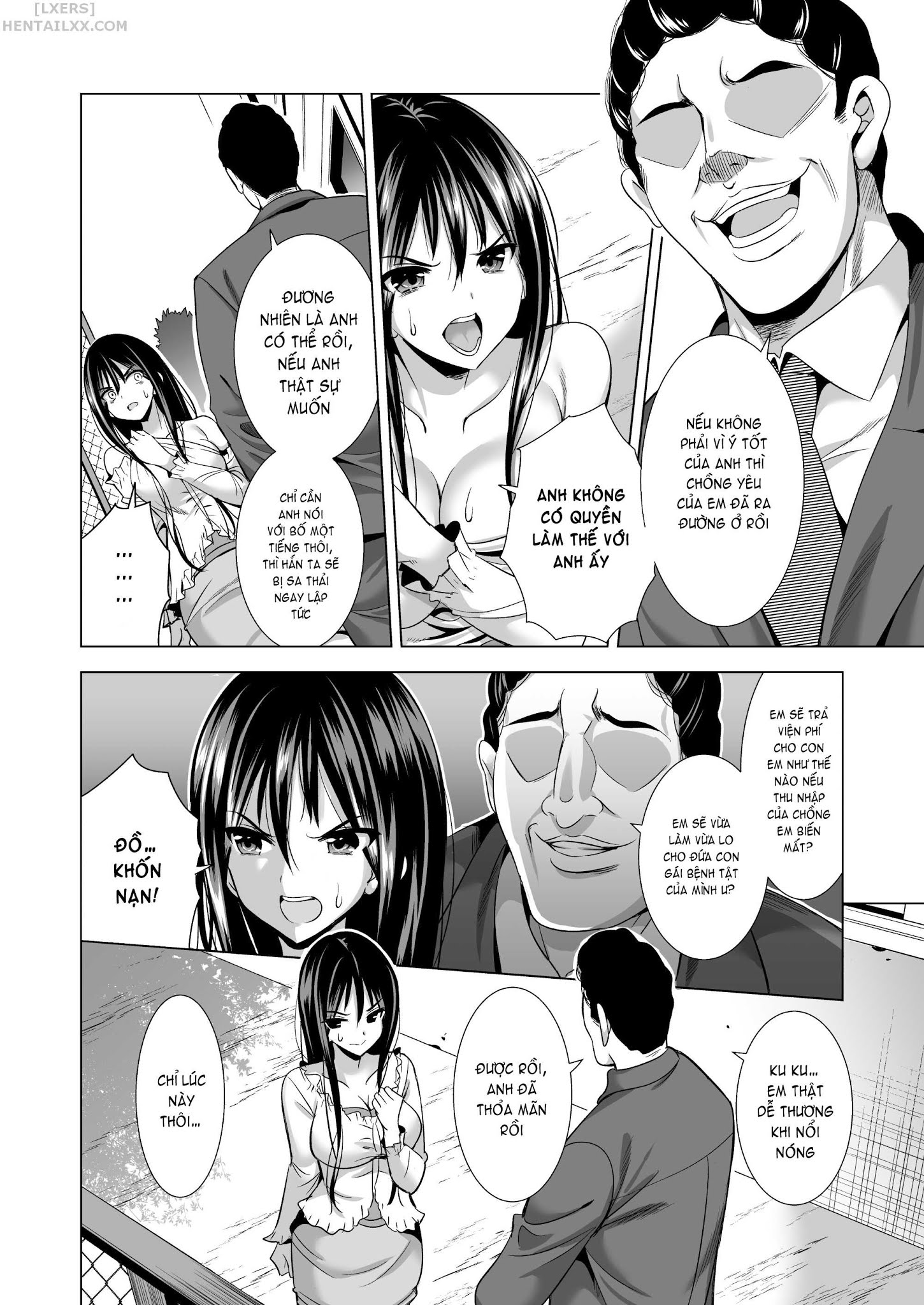 Đọc truyện hentai Tonight, I Will Service My Husbands Boss - Oneshot