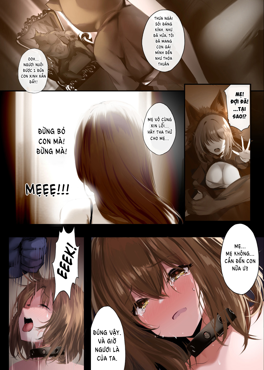 Đọc truyện hentai Truyện cổ tích: Nô lệ quàng khăn đỏ - Oneshot
