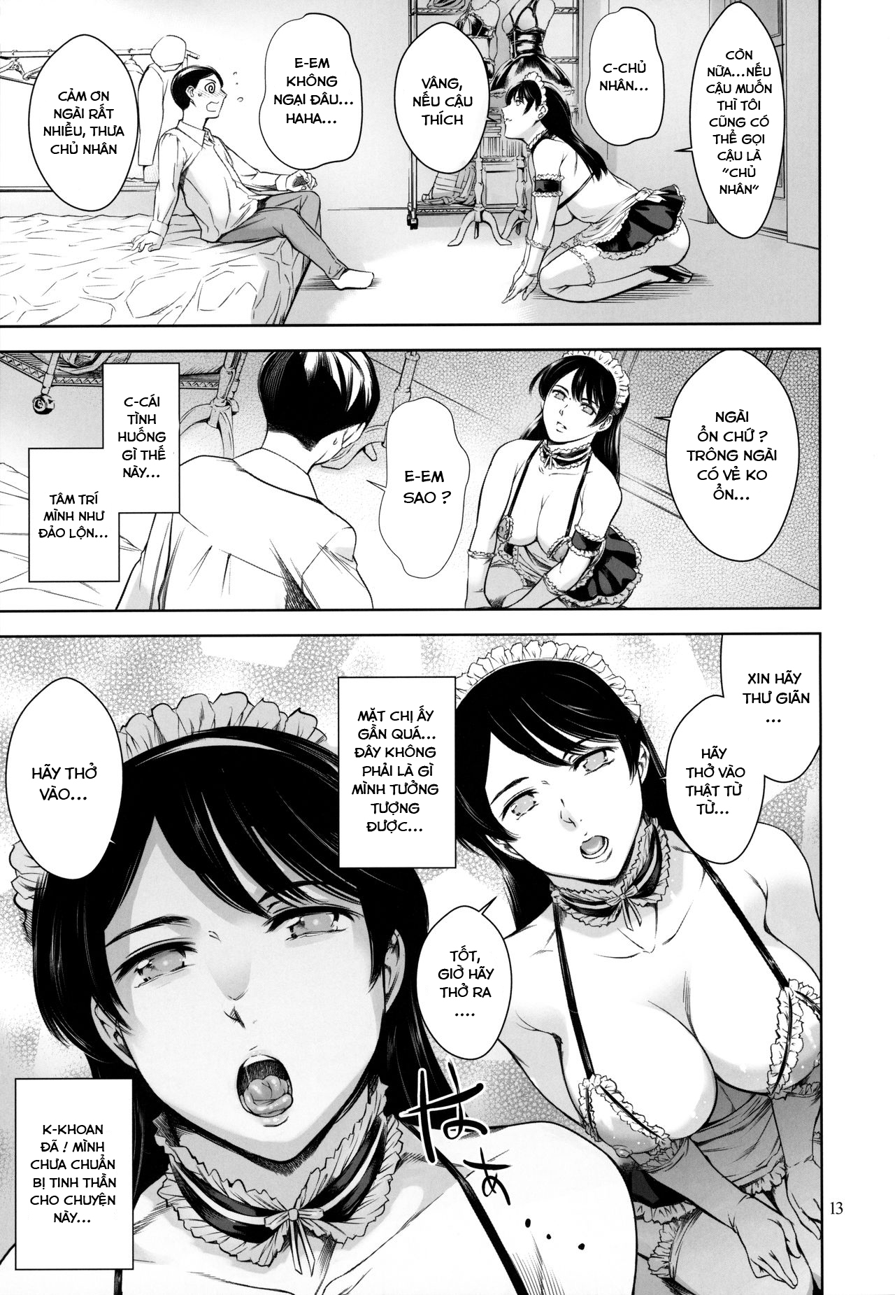 Đọc truyện hentai Uchi no Maid - Oneshot