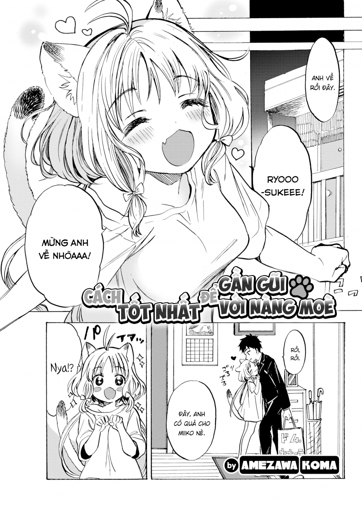 Đọc truyện hentai Cách tốt nhất để gần gũi với nàng moè - Oneshot