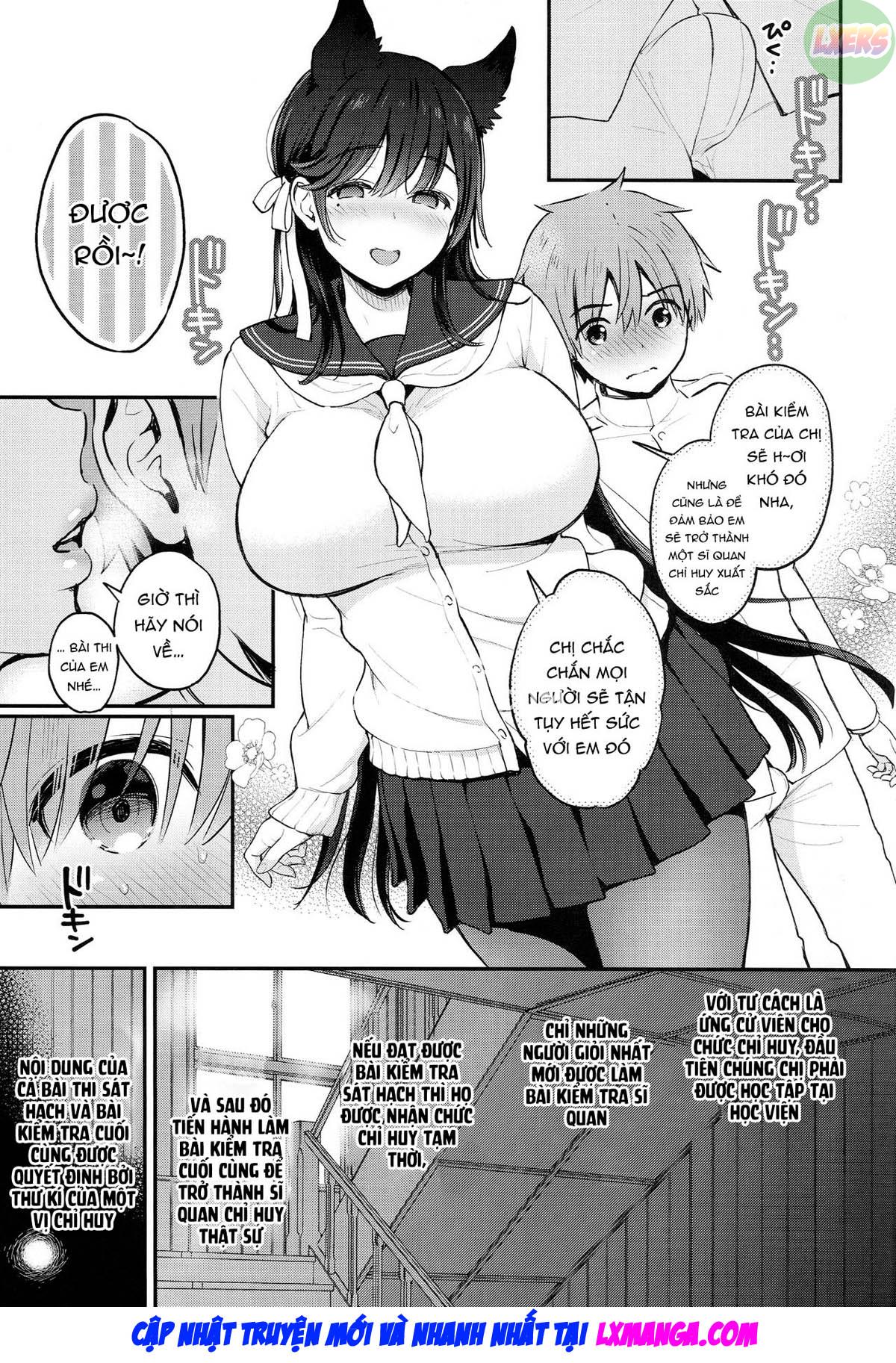 Đọc truyện hentai Kỳ thi chỉ huy nghịch ngợm của Atago - Oneshot