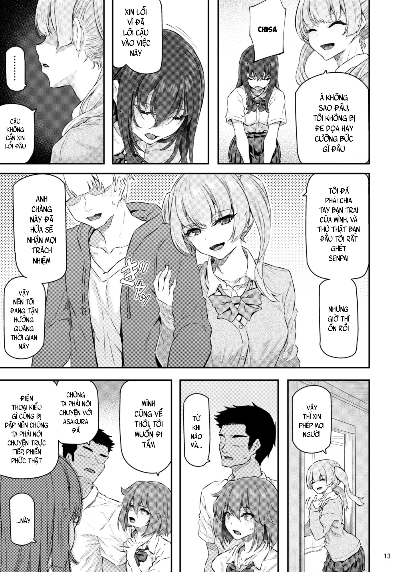 Đọc truyện hentai Phục vụ của 3 nữ sinh đóng phim segg - Chap 1