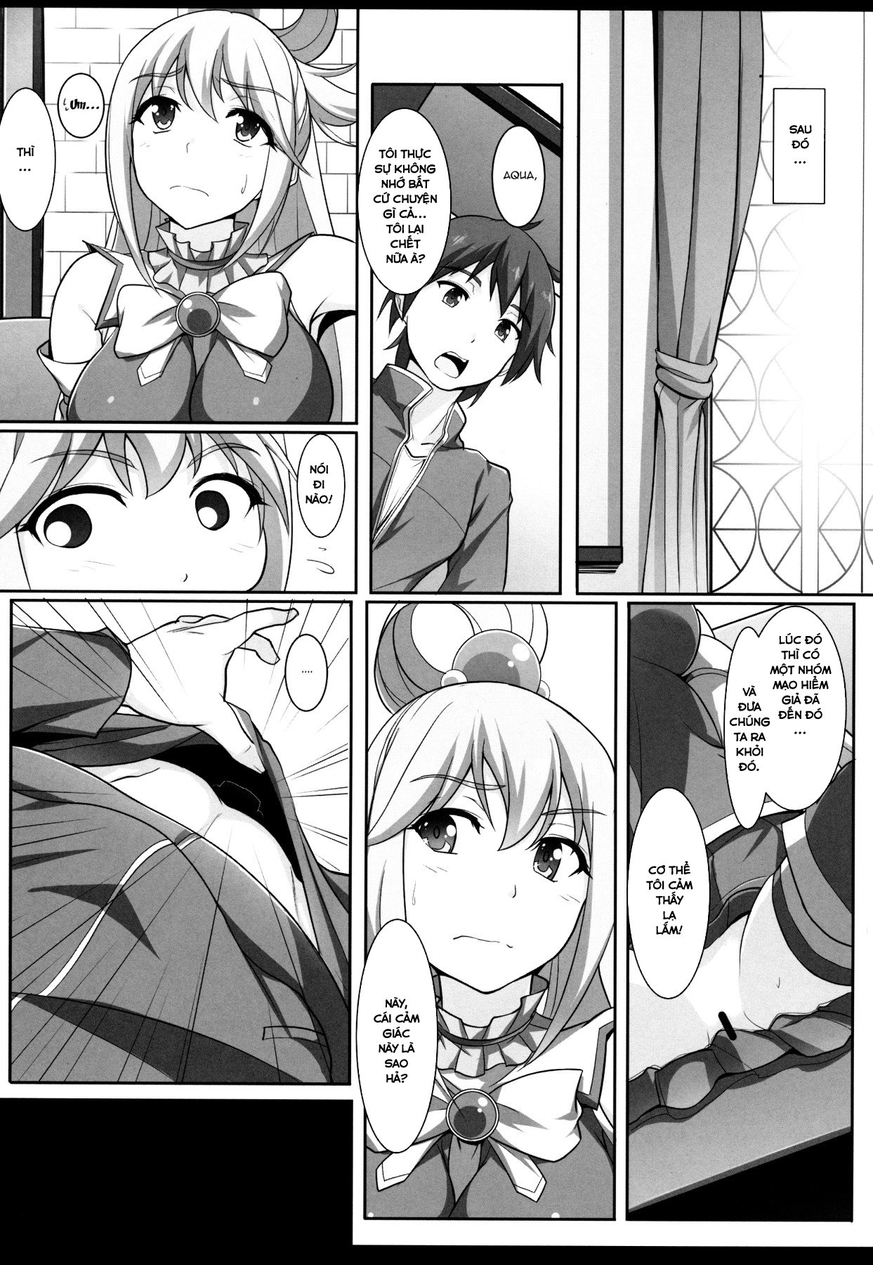 Đọc truyện hentai Mizu no Megami-sama no Junan (Kono Subarashii Sekai ni Syukufuku o!) - Oneshot