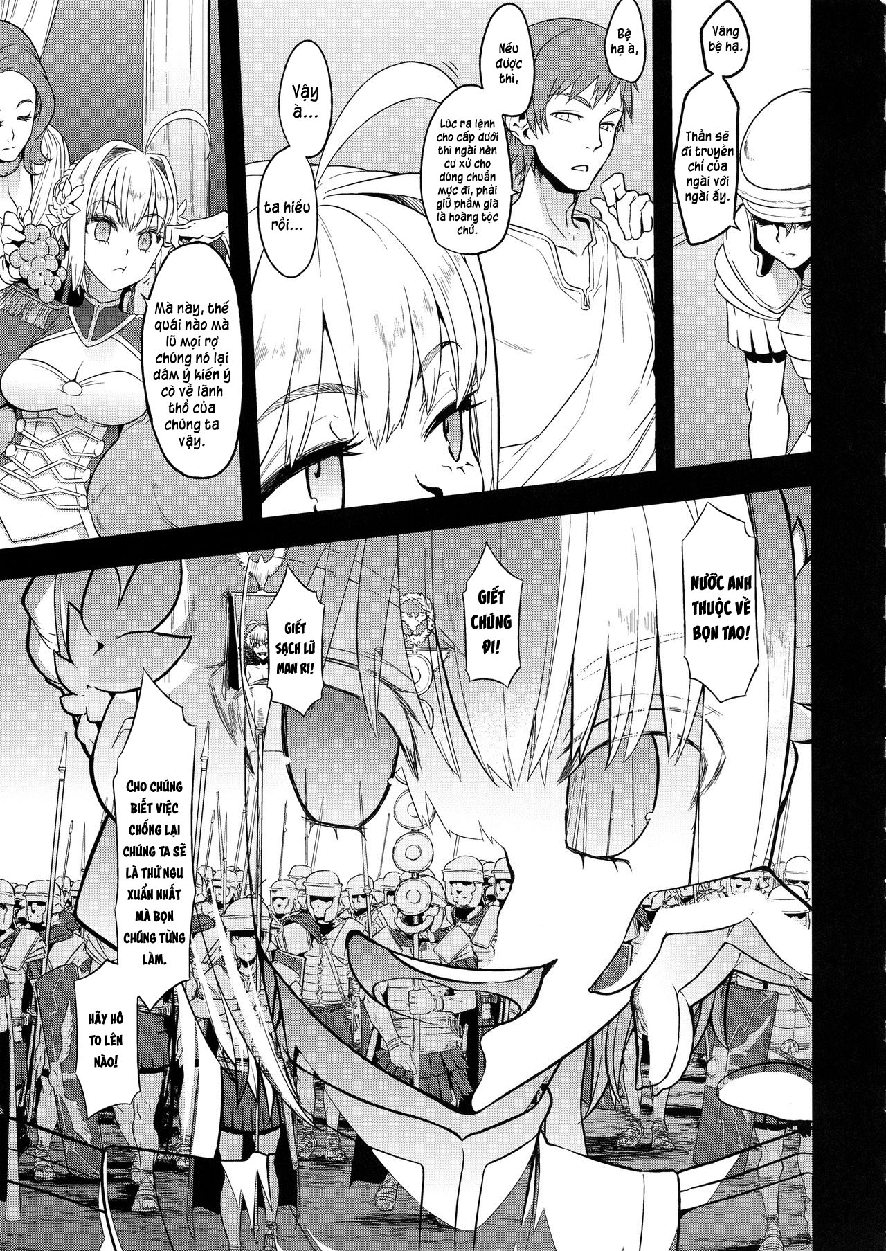 Đọc truyện hentai Nữ hoàng thực sự sẽ không bao giờ đầu hàng Oneshot nứng