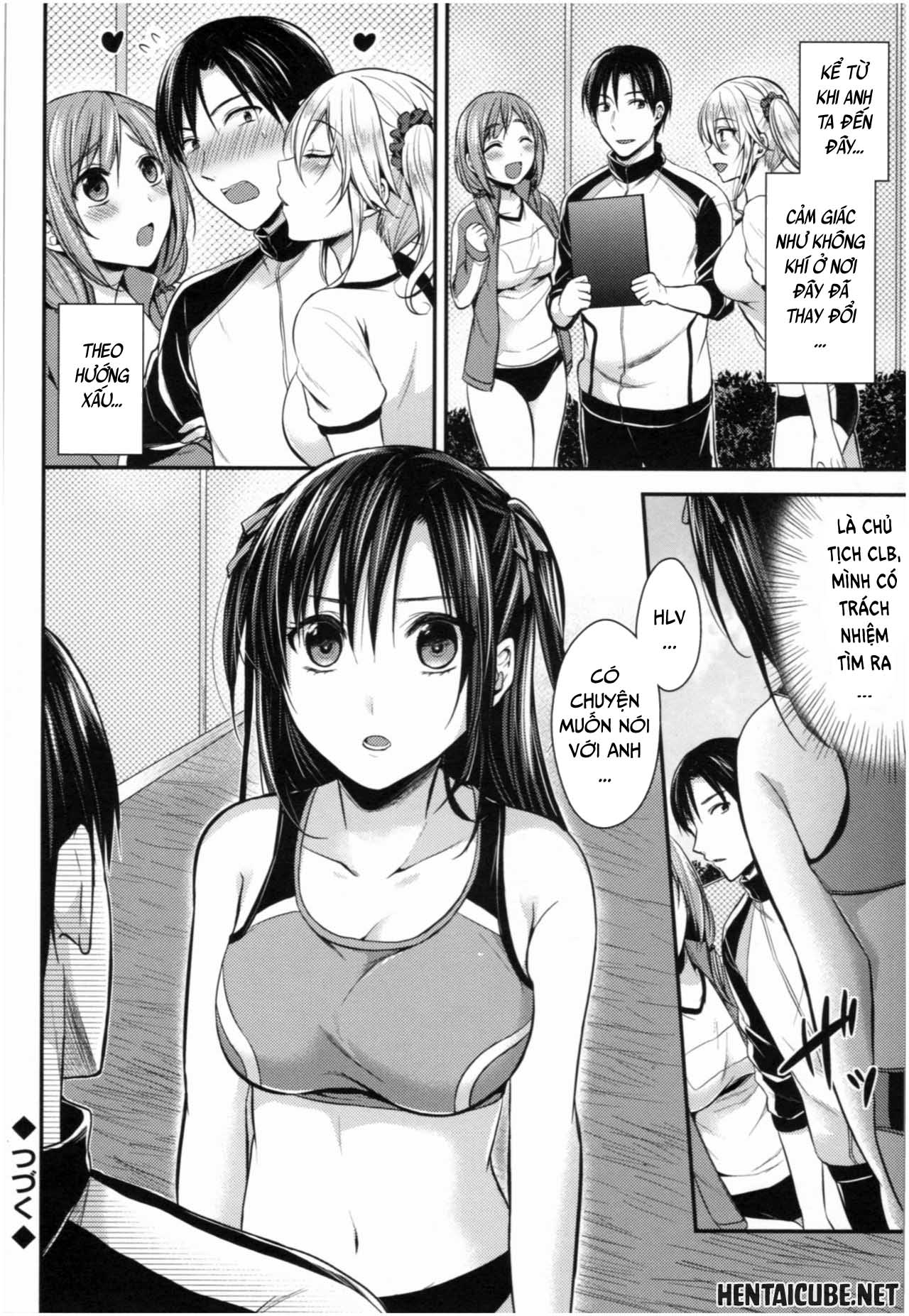 Đọc truyện hentai Joshi Rikujoubu Harem Training - Chap 3