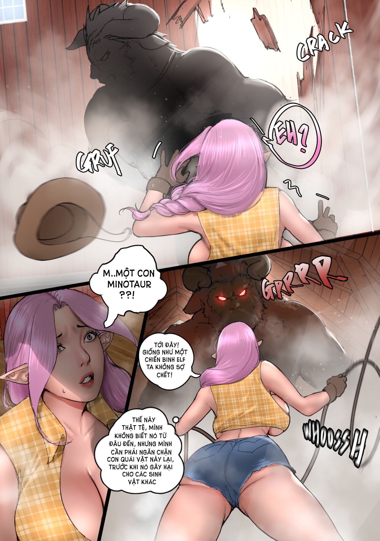 Đọc truyện hentai Cô gái cao bồi Alisa - Oneshot
