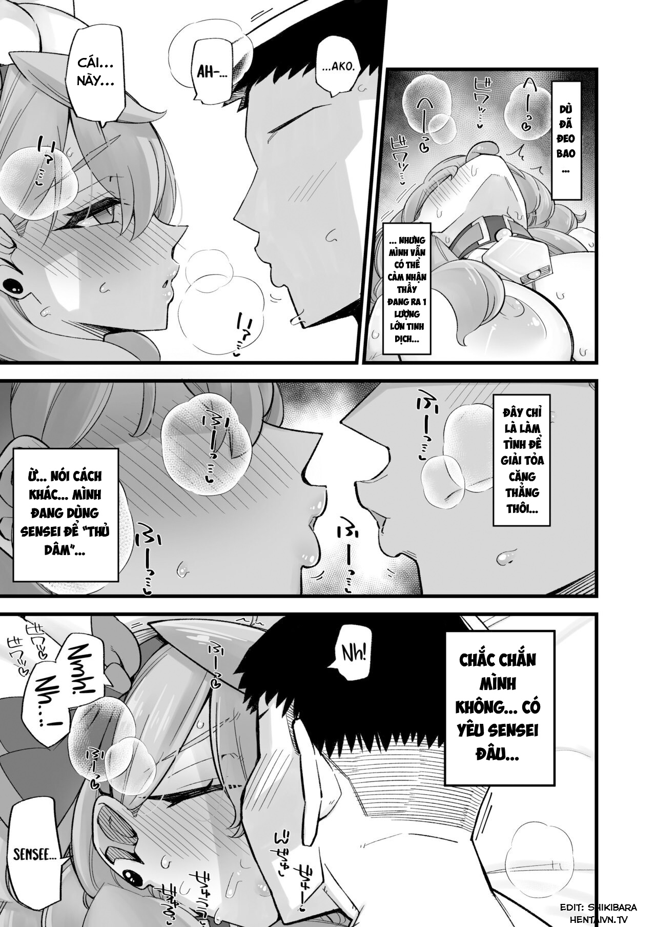 Đọc truyện hentai Ako giải tỏa căng thẳng Blue Archive - Oneshot