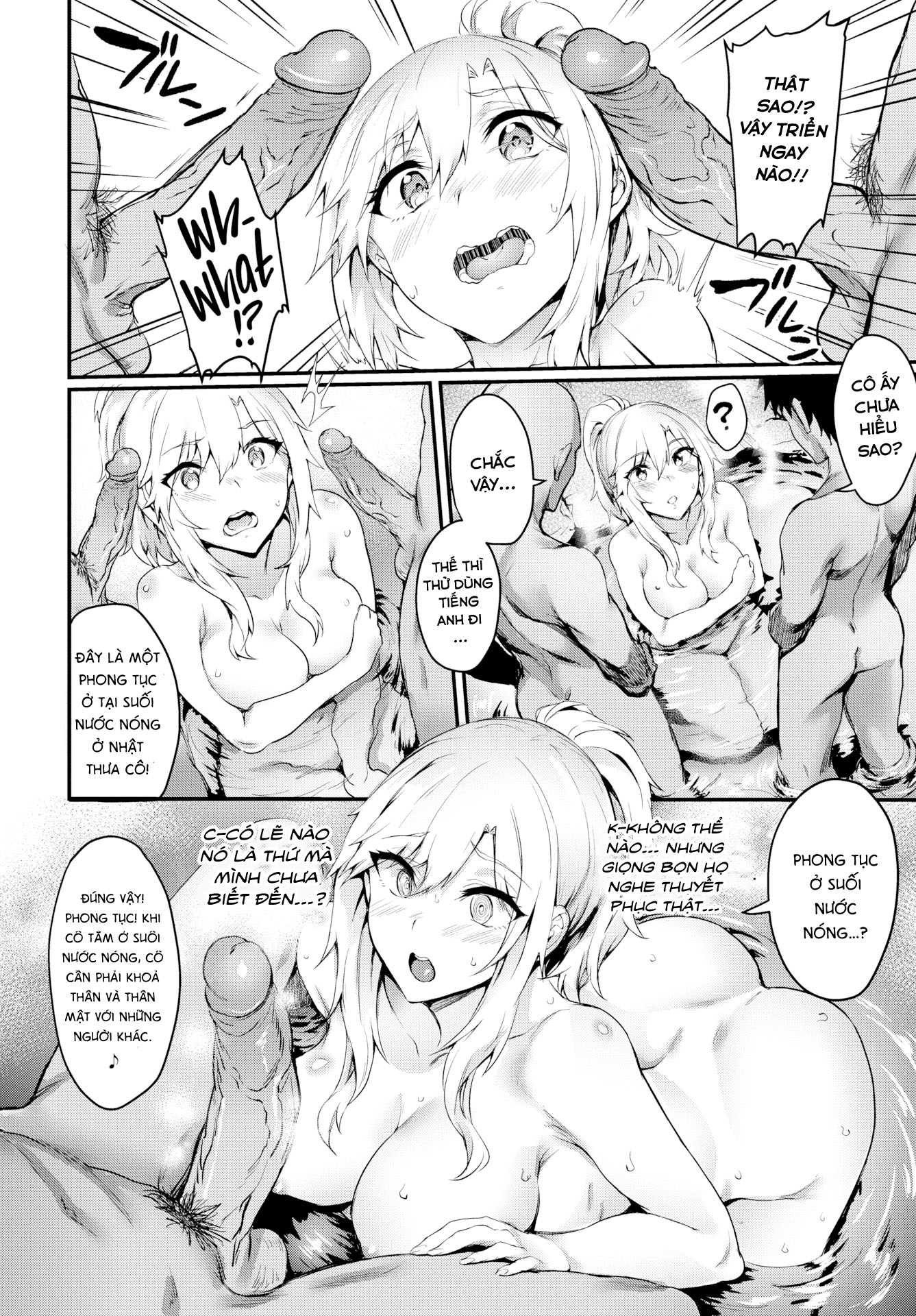 Đọc truyện hentai Secret Bath Customs - Oneshot