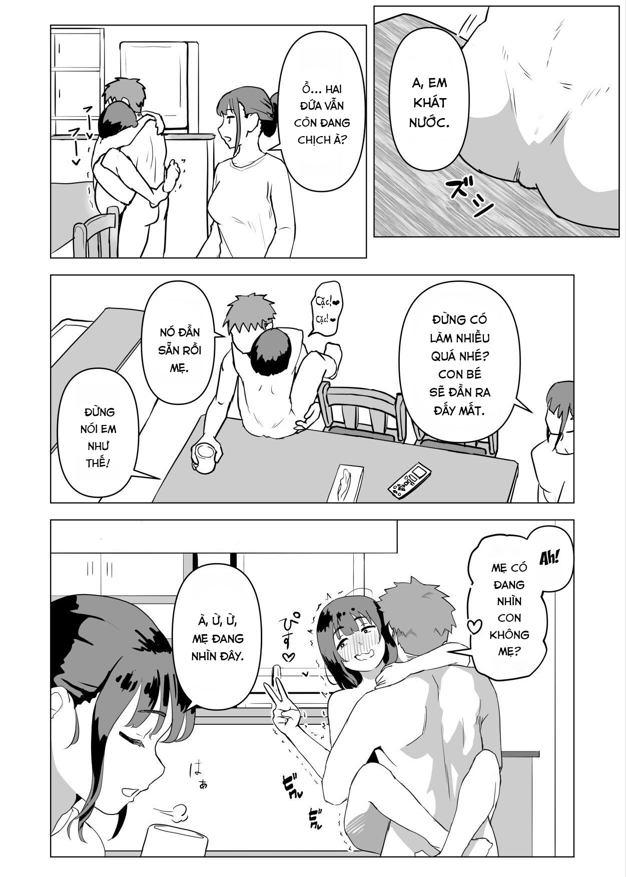 Đọc truyện hentai Việc có một gia đình ở nhà là điều bình thường (loạn luân) - Chap 3
