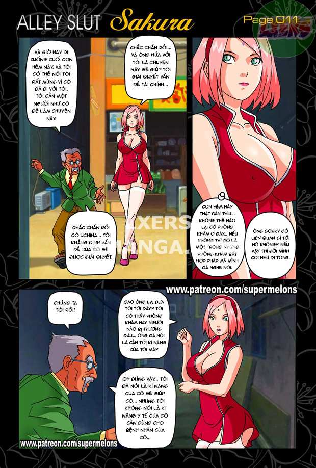Đọc truyện hentai Ngõ Con Đĩ Sakura Chap 1