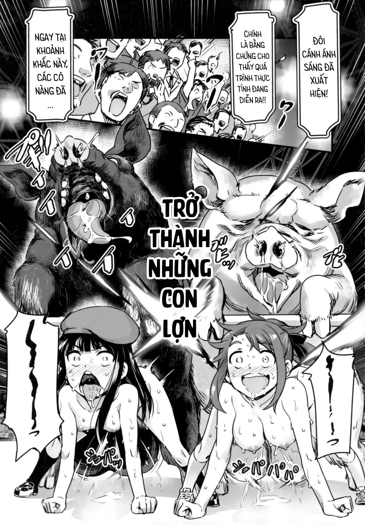Đọc truyện hentai Công chúa khỏa thân Honoka Heo rừng khổng lồ vs Cô gái tâm linh - Oneshot - B