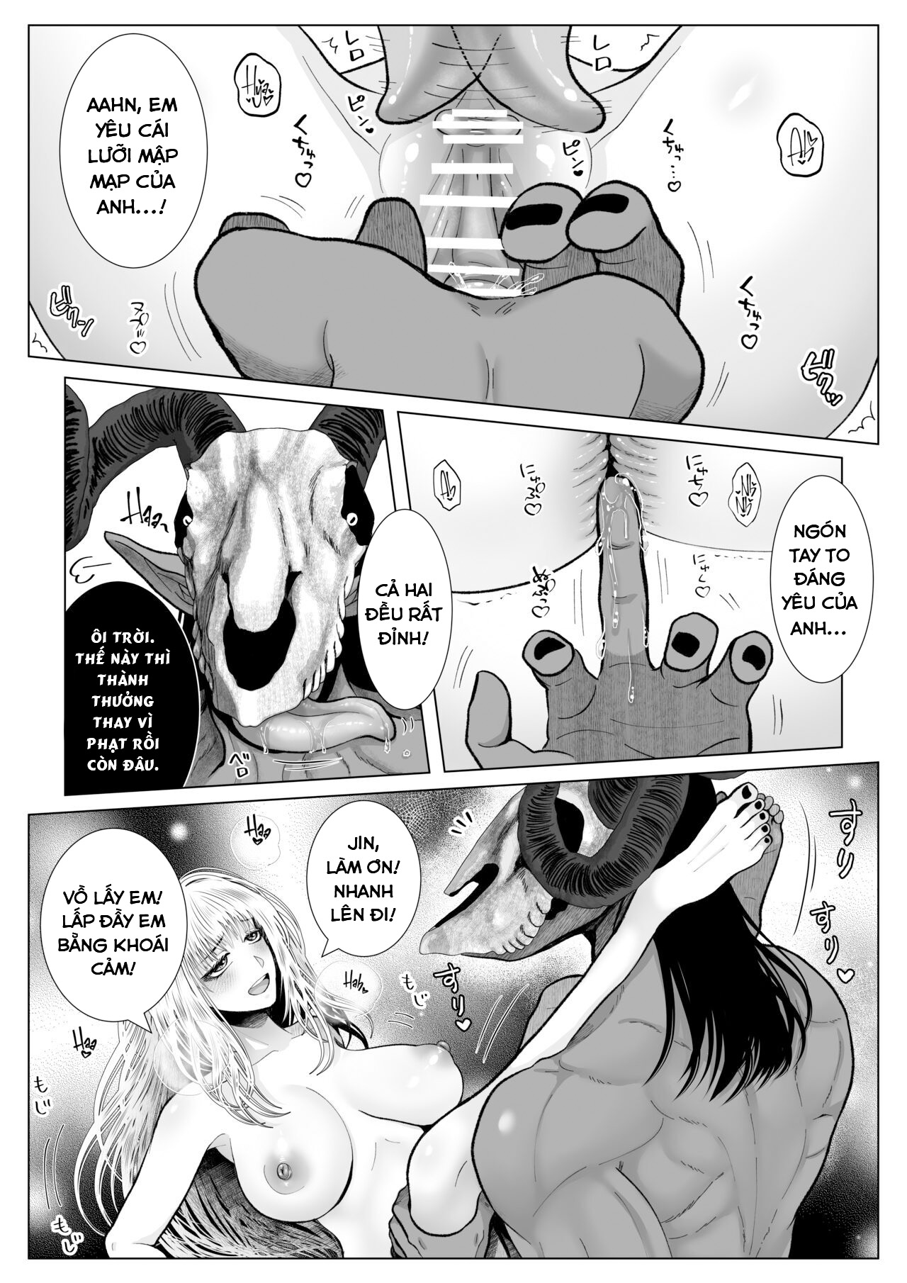 Đọc truyện hentai Cuộc sống hàng ngày của cặp phù thủy. Oneshot