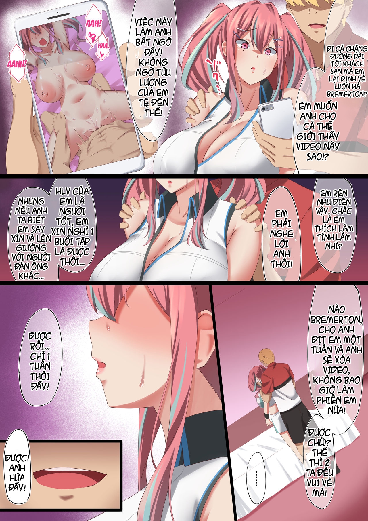 Đọc truyện hentai Bakunyuu Gyaru No Ore No Kanojo Ga Teniser No Yarichin Otoko Ni Netorareta Hanashi - Oneshot