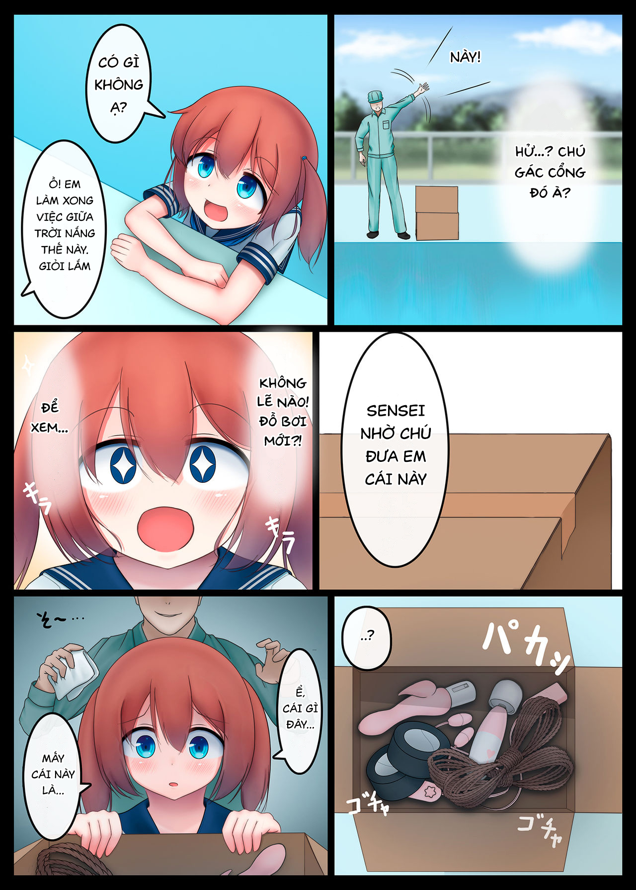 Đọc truyện hentai Kho đồ thể dục sau giờ học 2 - Oneshot